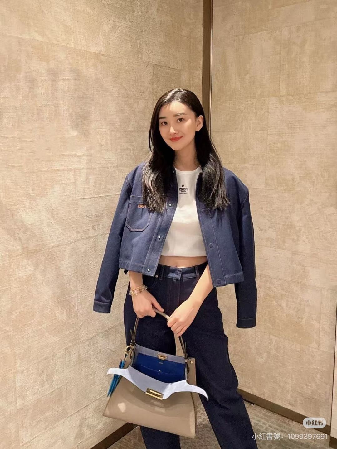 Fen 26ss denim jacket