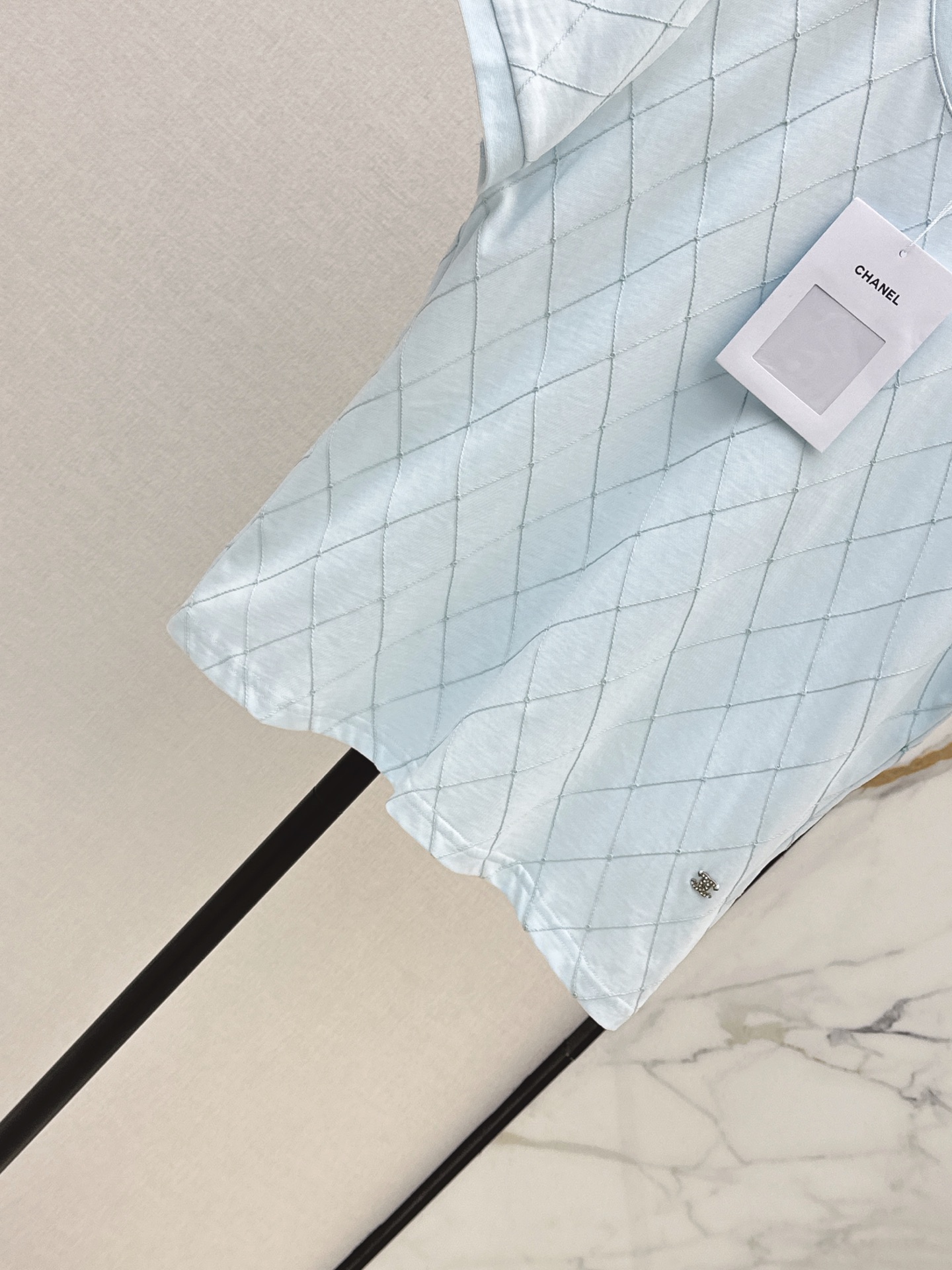 Chan 26ss argyle t-shirt