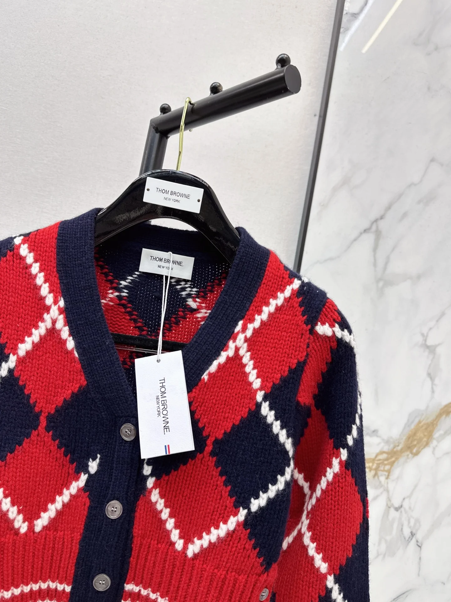 Thom 25fw jacquard cardigan