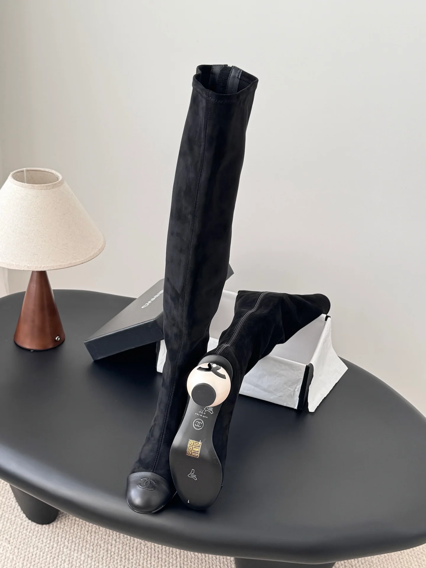 Chan 25fw over the knee boots