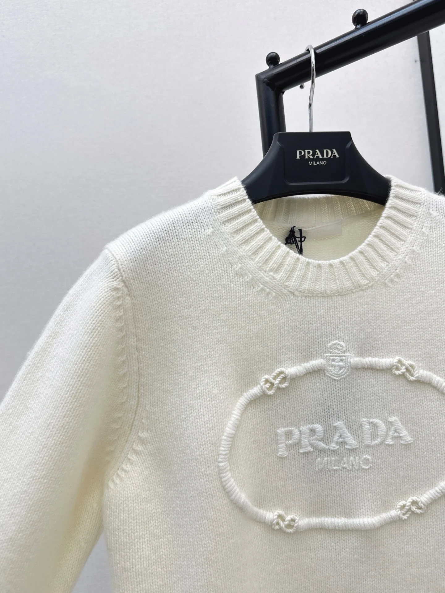 Prad 25fw jacquard sweater