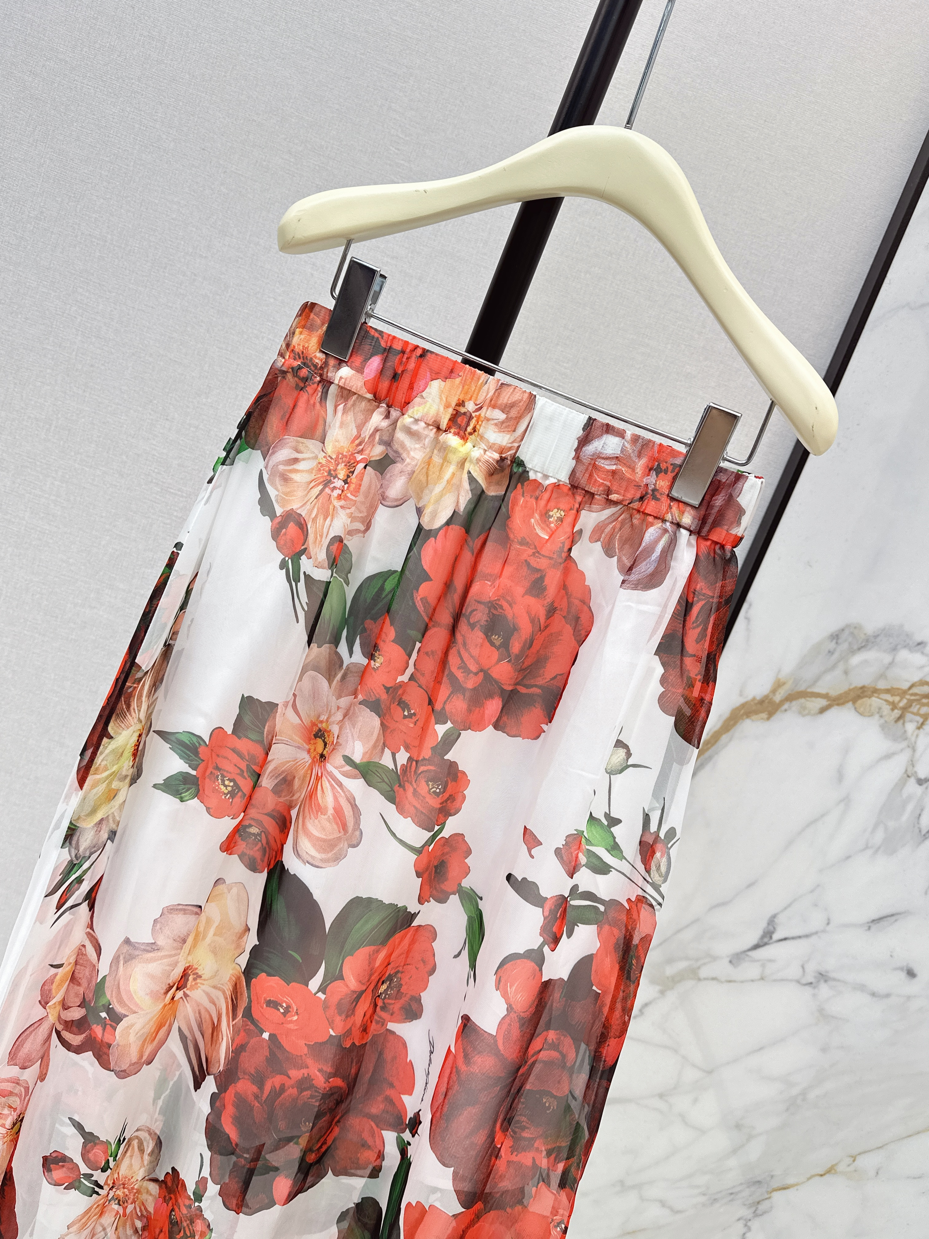 Dolc 26ss floarl print skirt