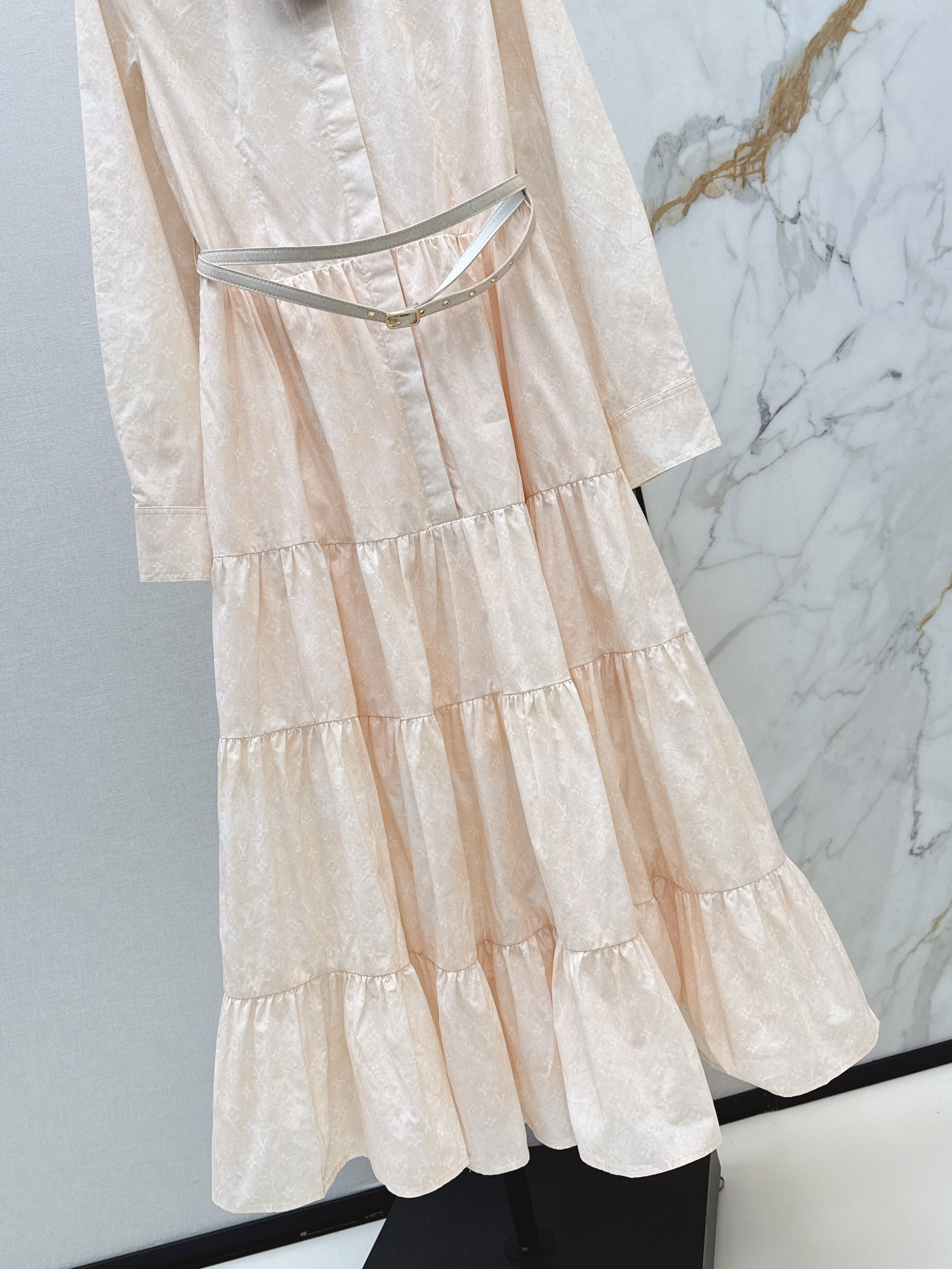 Loui 26ss contract layered dress