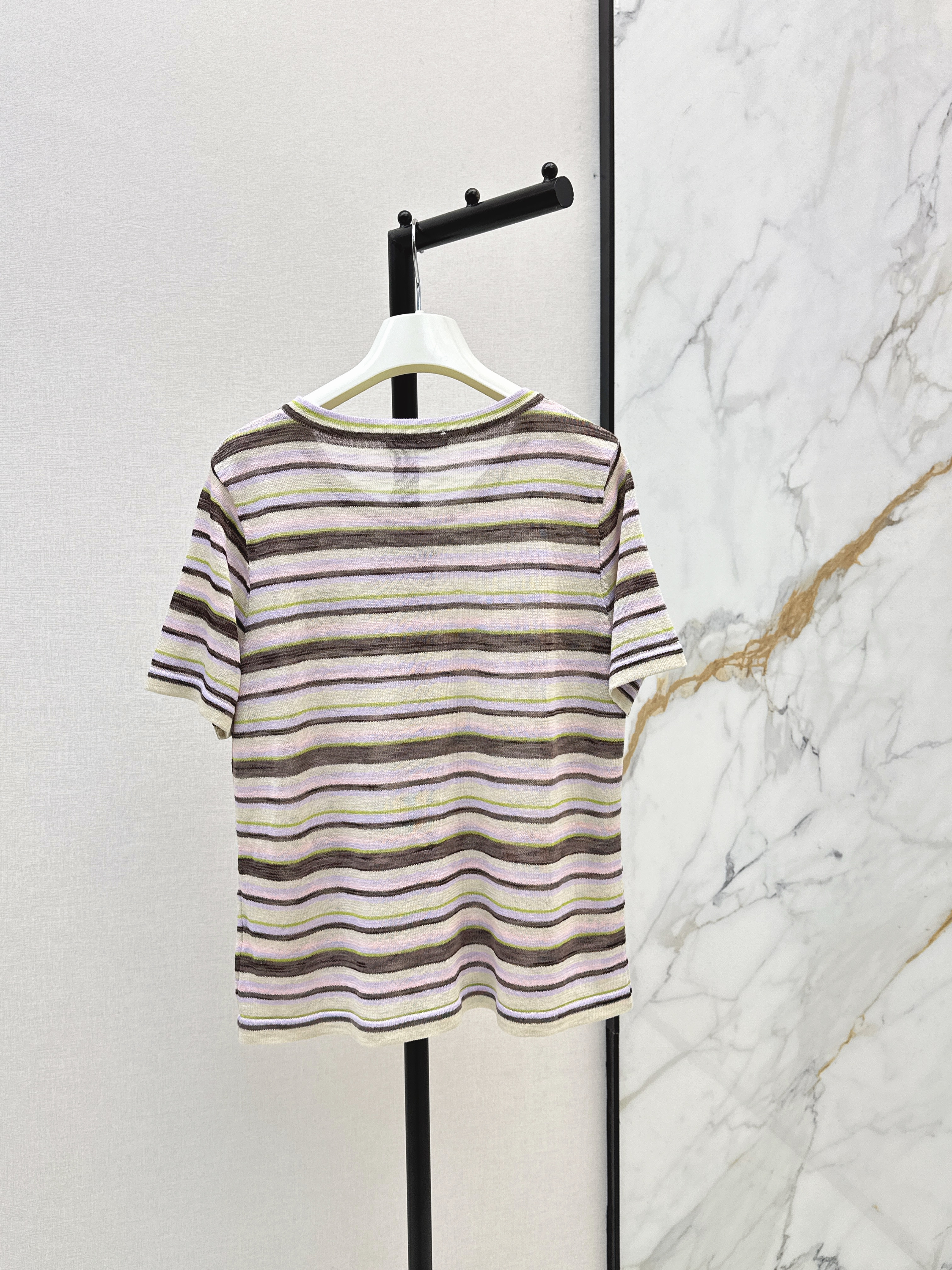 Loe 26ss stripe cardigan