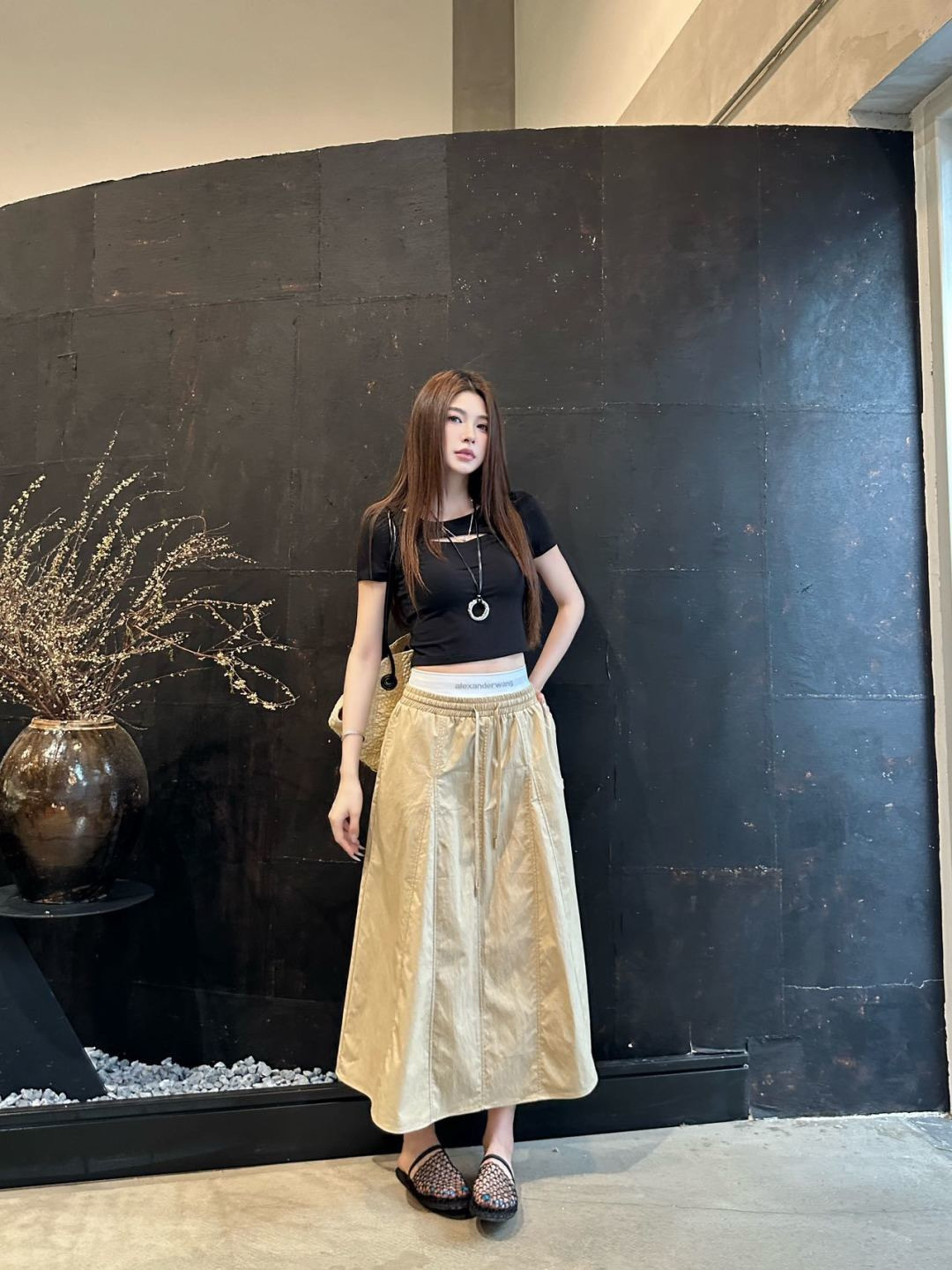 Alex 26ss pleated skirt