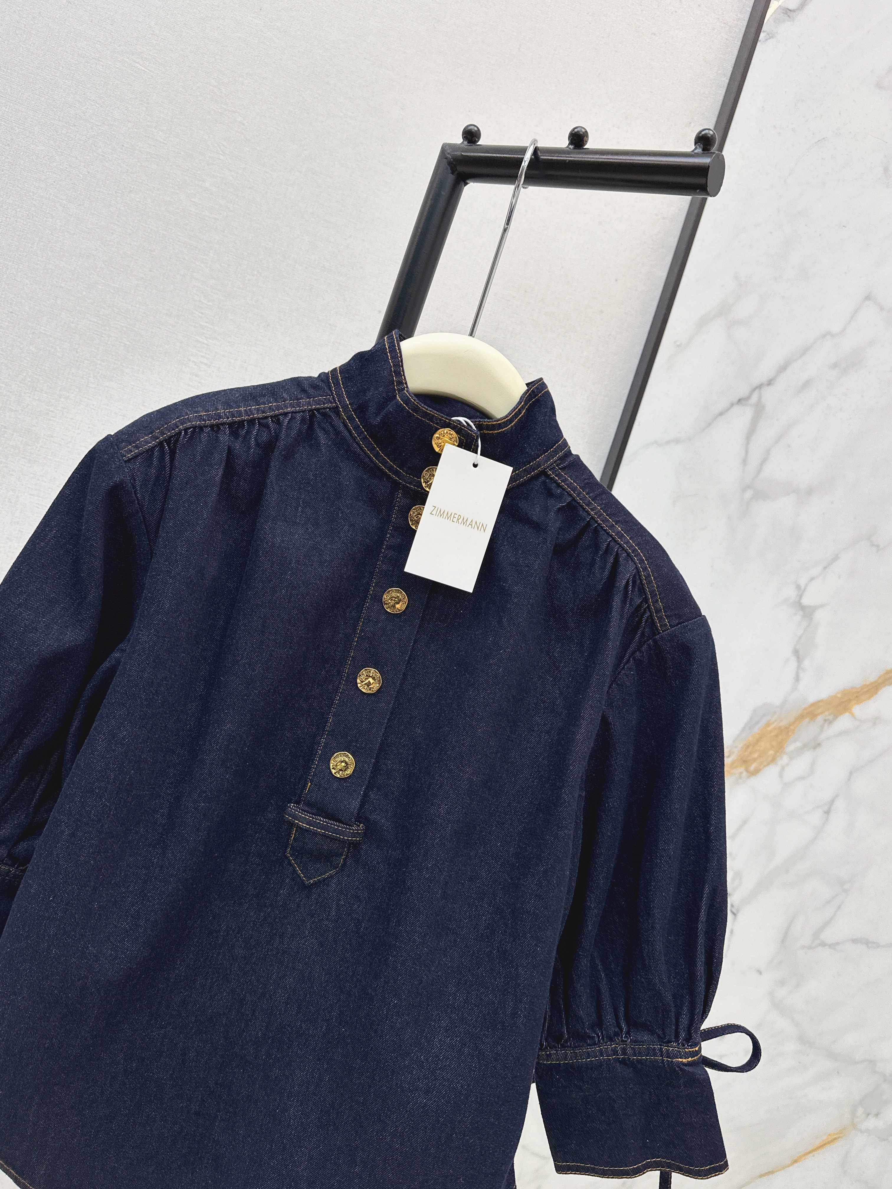 Zimm 26ss denim shirt