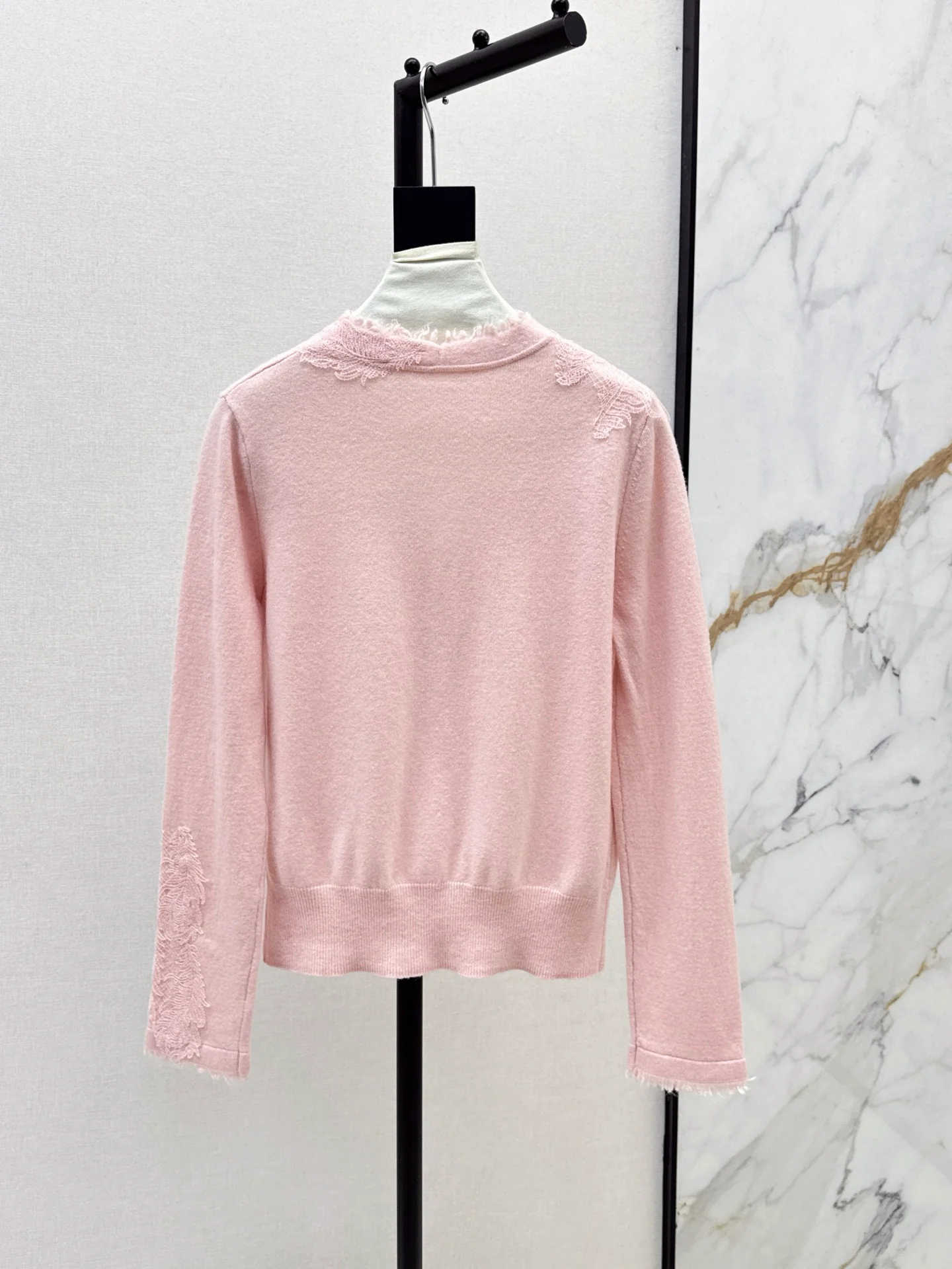 Es 25fw rhinestone cardigan