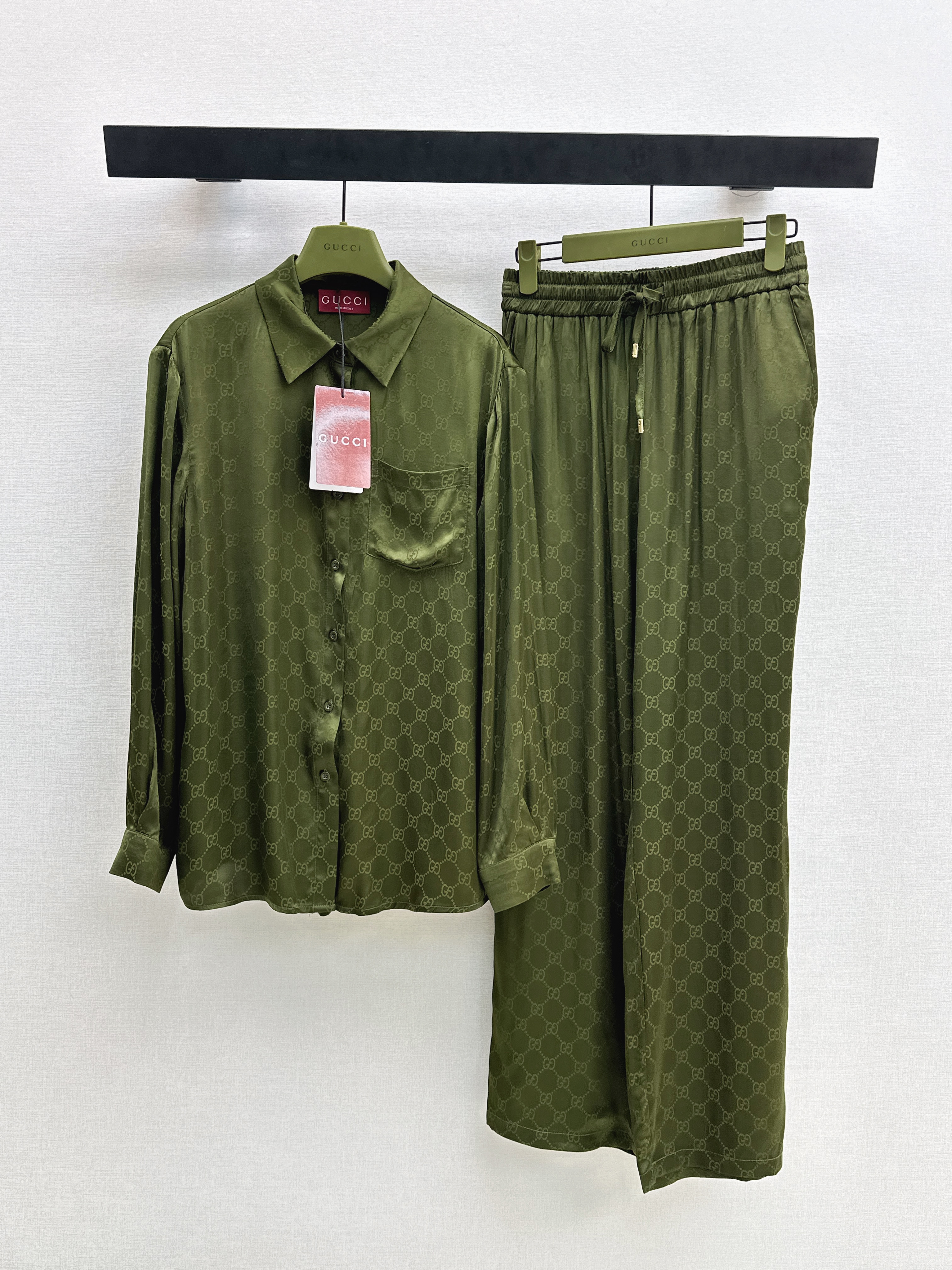 Guc 26ss jacquard casual outfit sets