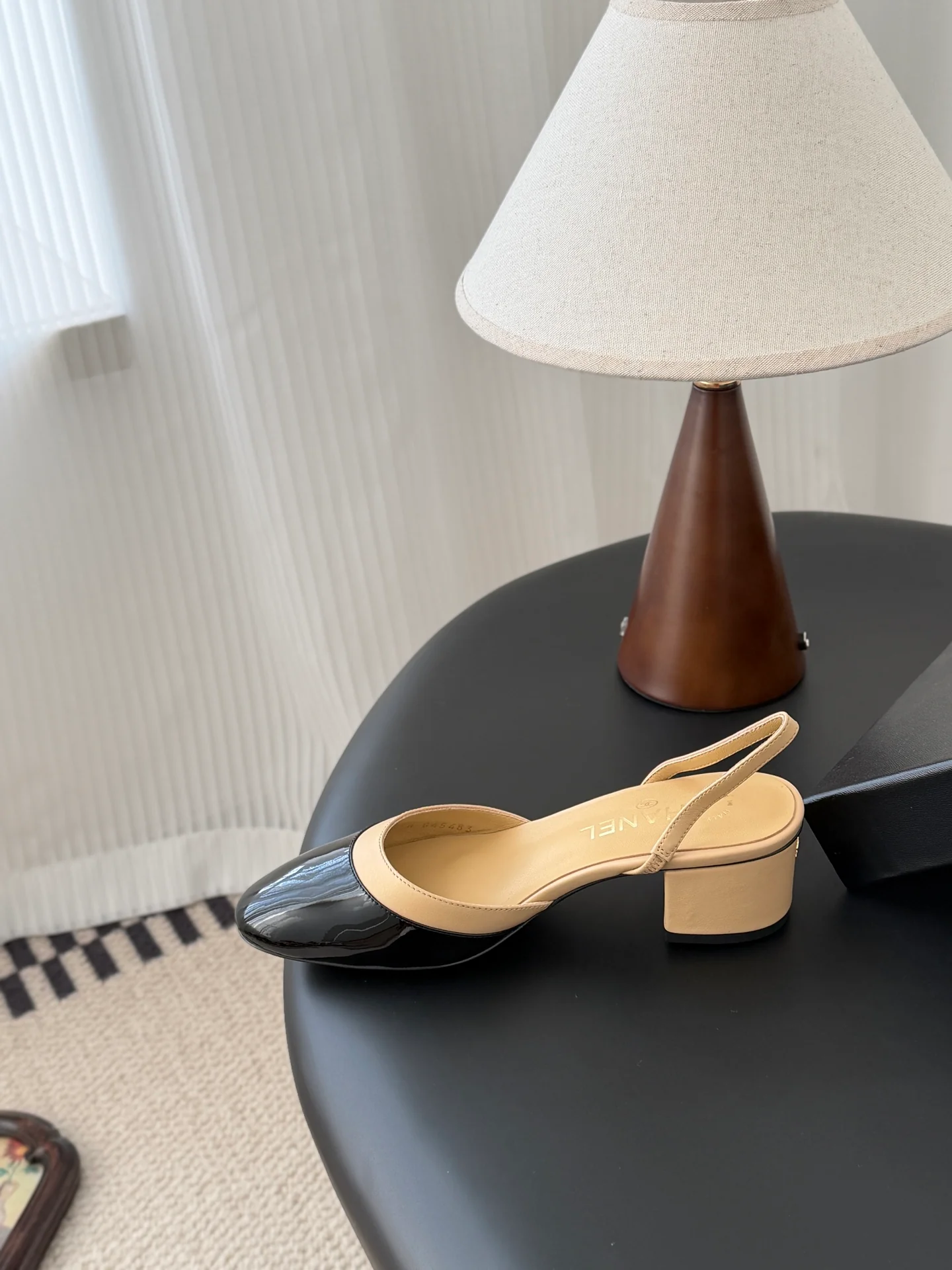 Chan 26ss mary jane chunky flats