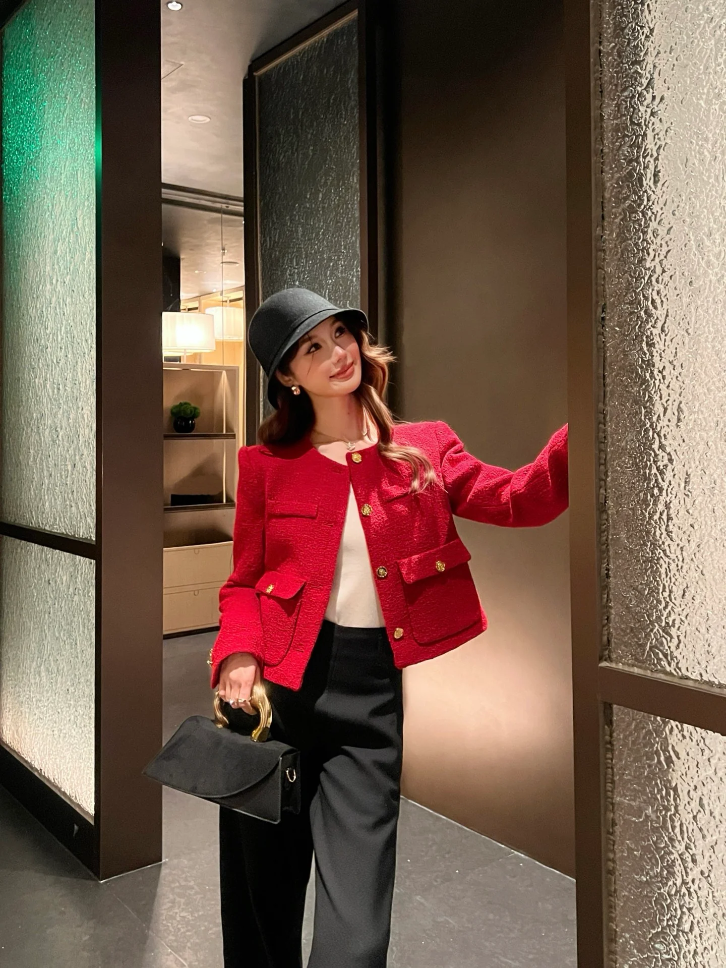 Celi 26ss tweed jacket