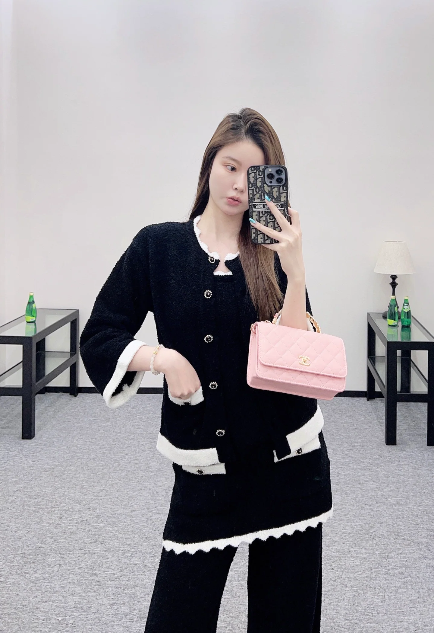 Chan 26ss knitted cardigan