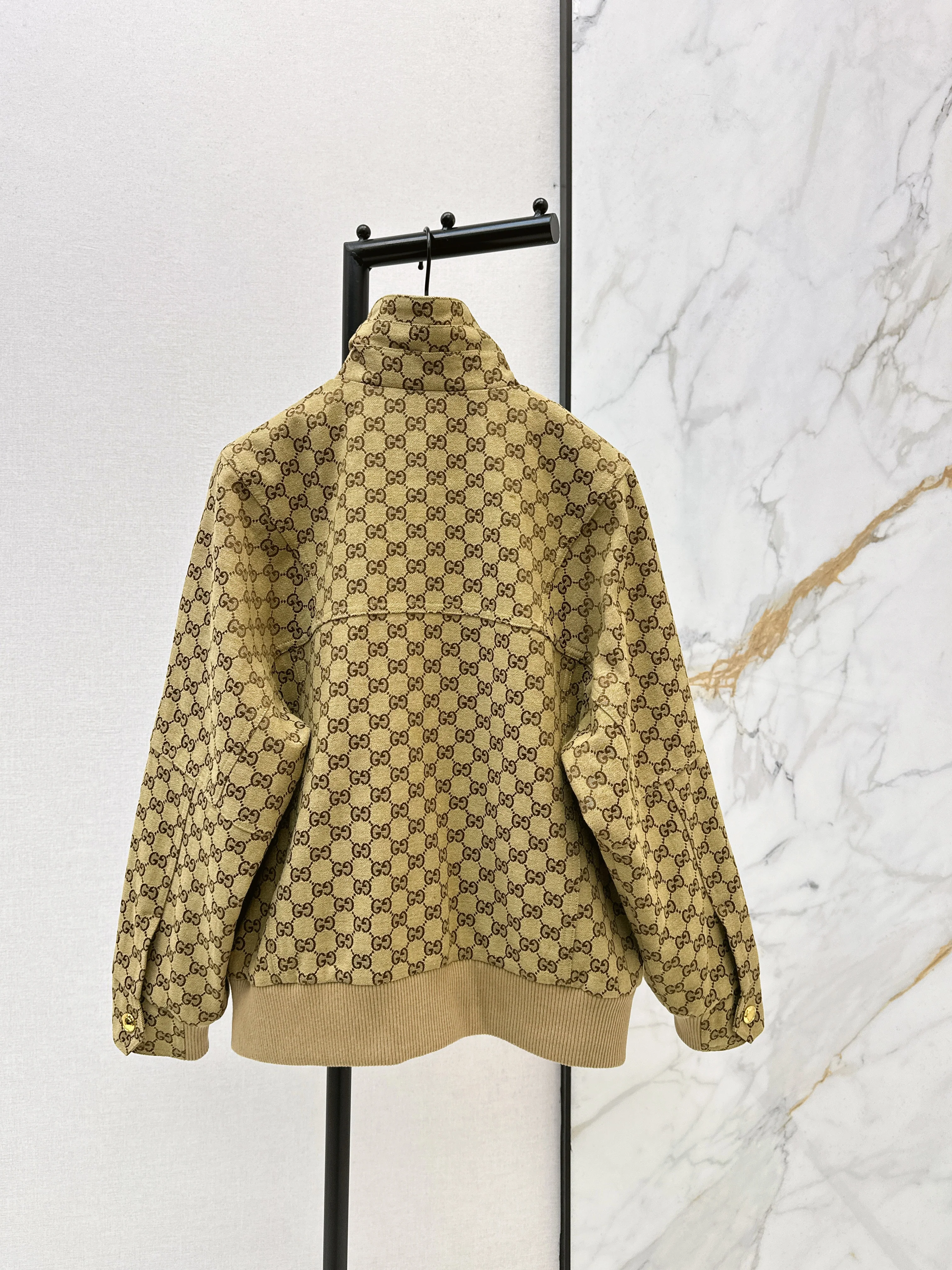 Gucc 26ss jacquard trench coats