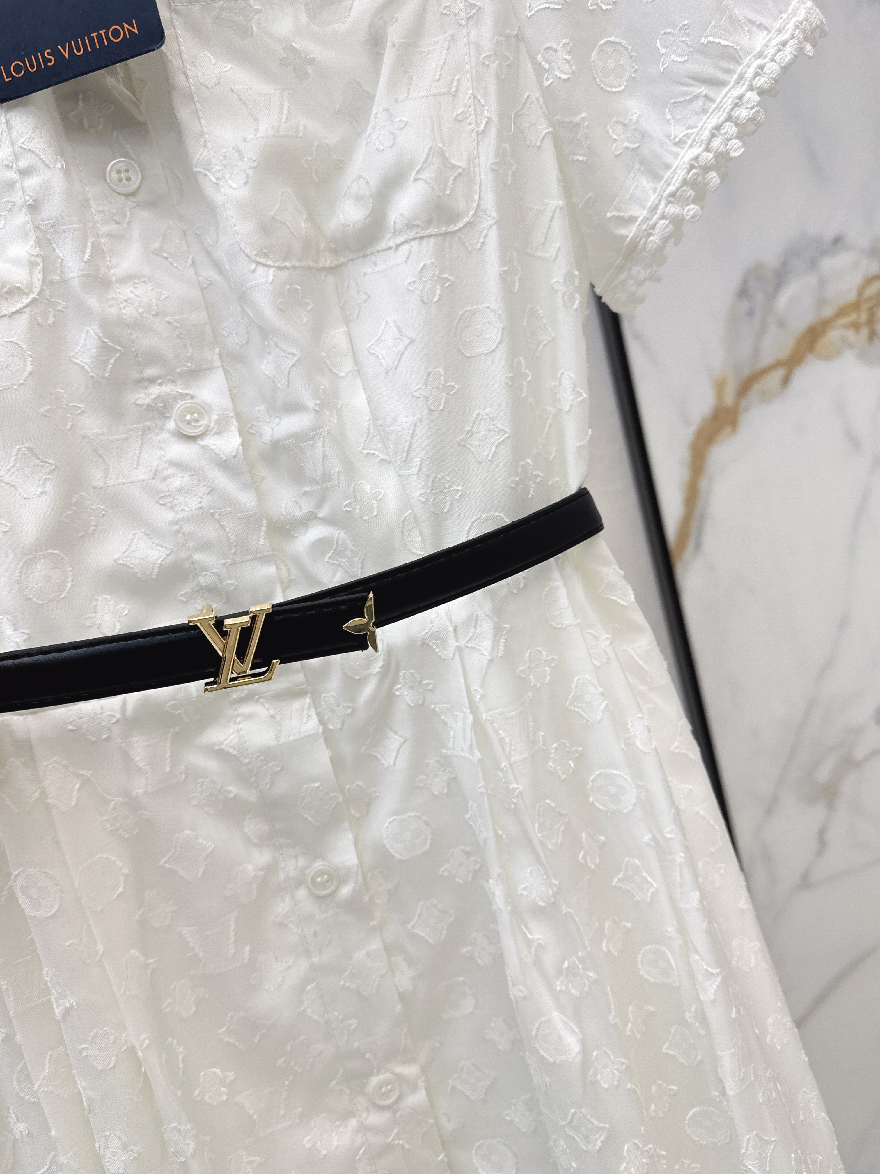 Loui 26ss jacquard dress