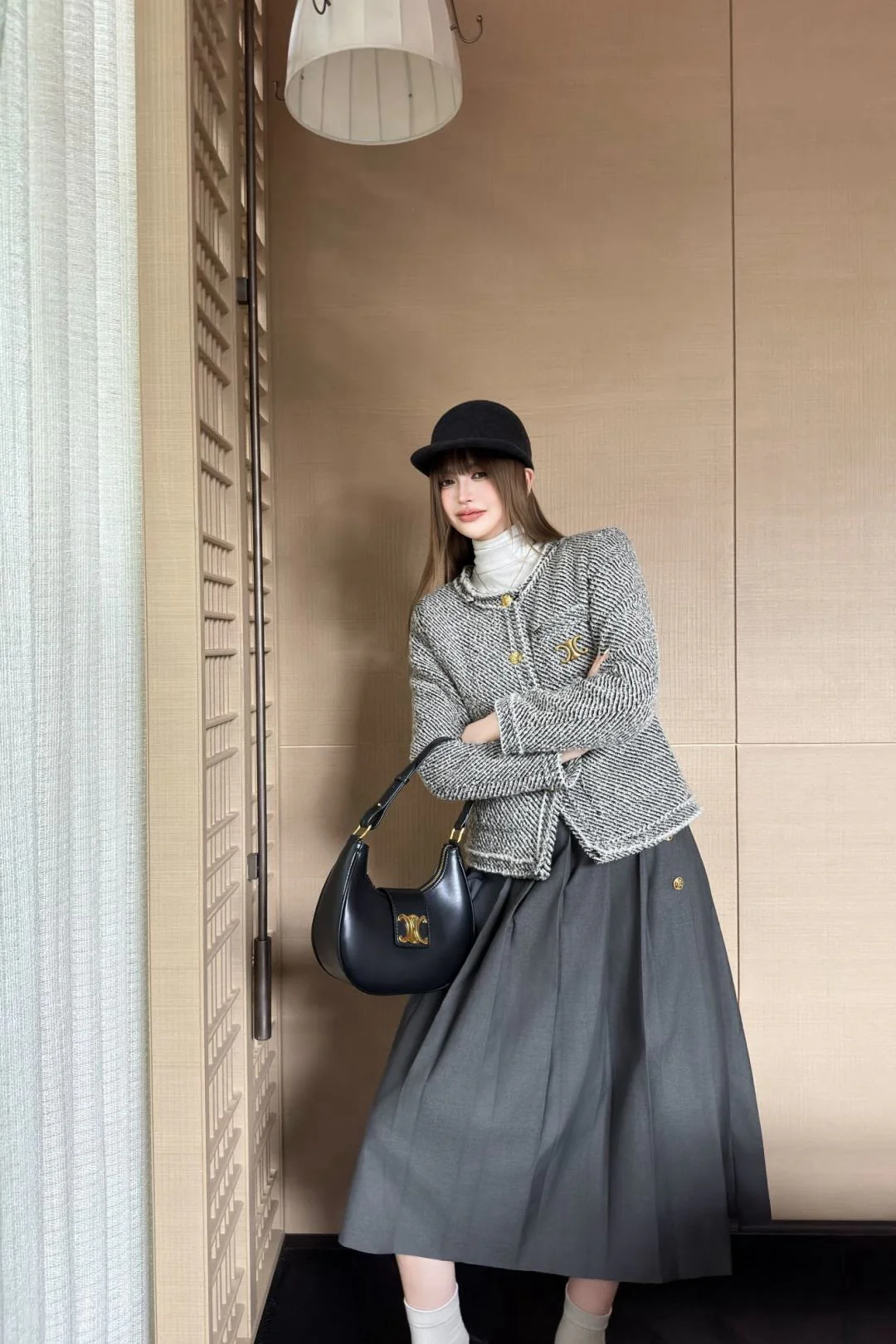 Celi 25fw tweed jacket