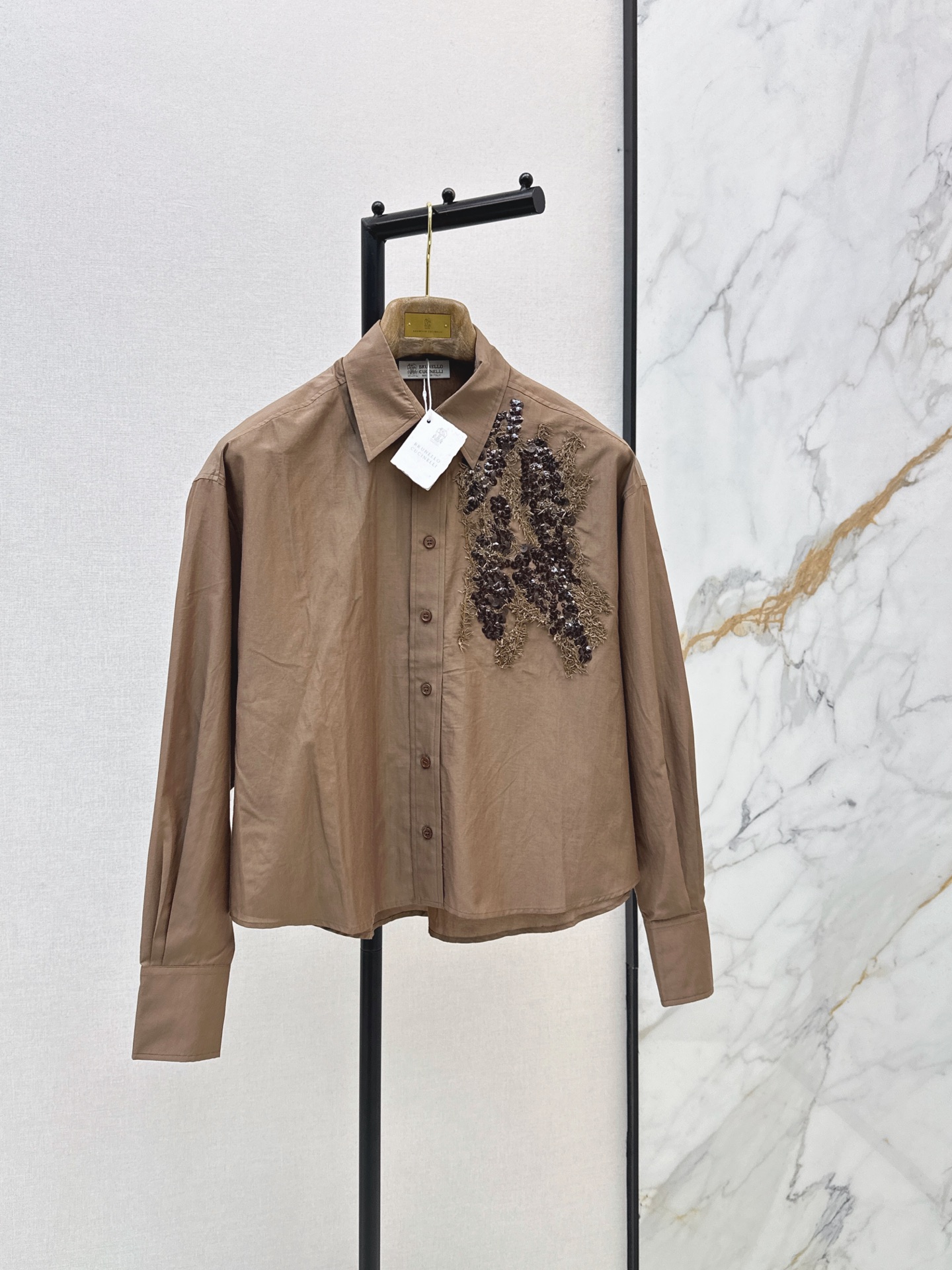 Brun 26ss sequine shirt