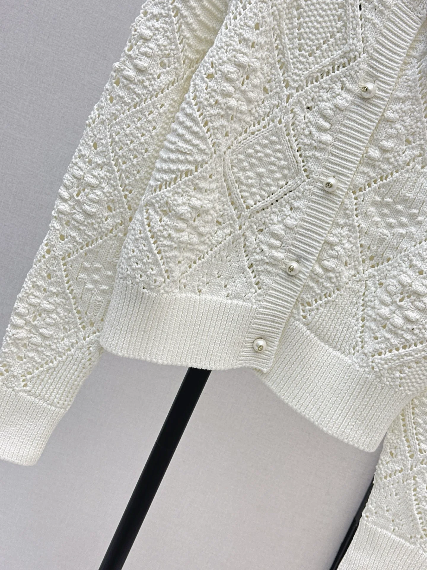 CD 26ss jacquard knit cardigan