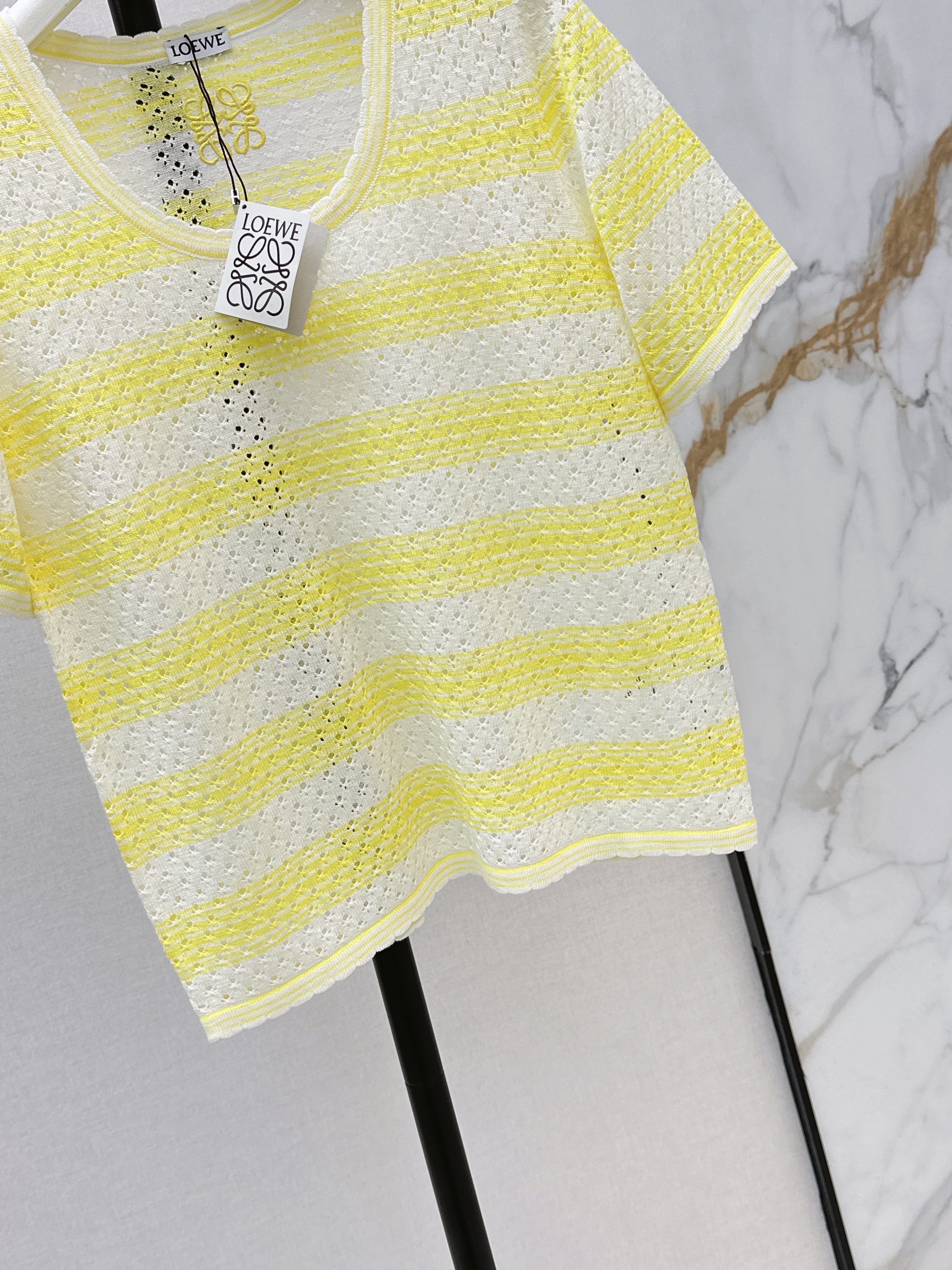 Loe 26ss stripe knitwear