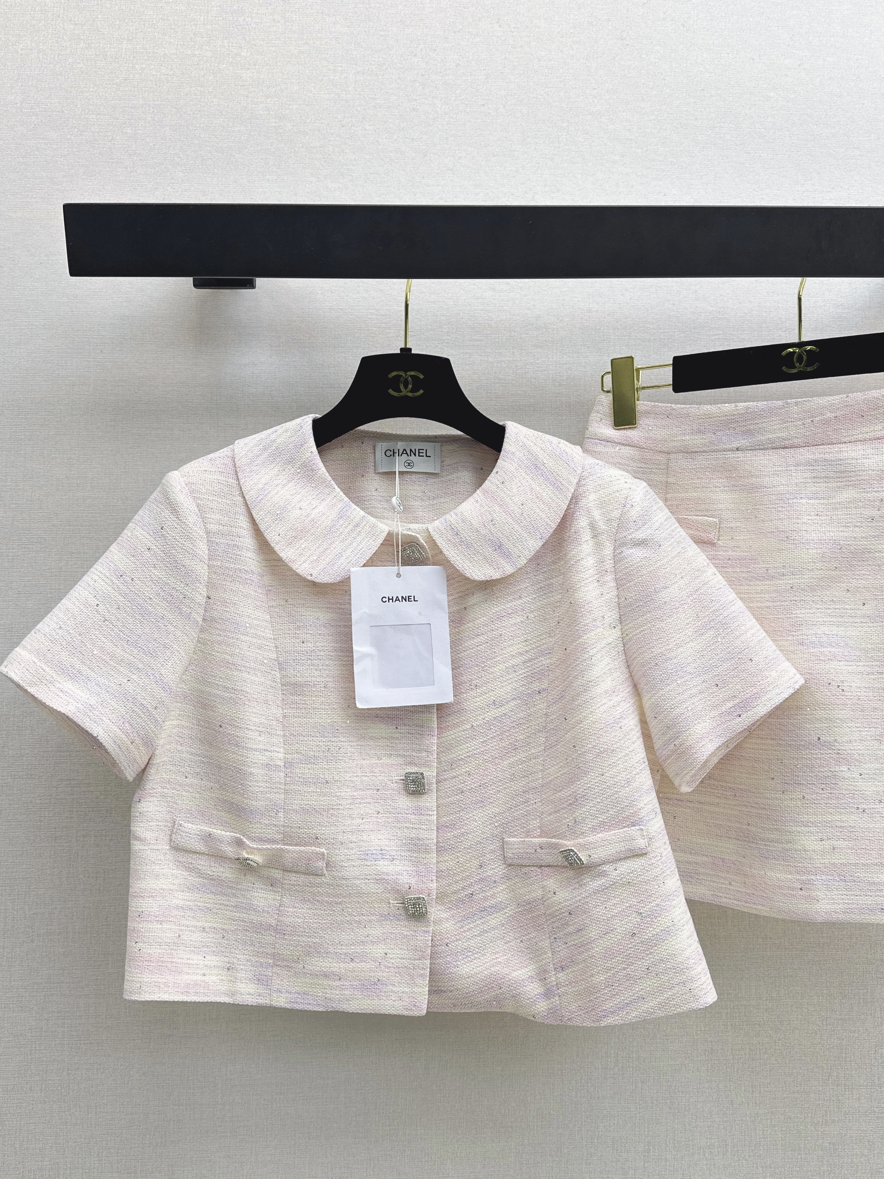 Chan 26ss tweed outfit set