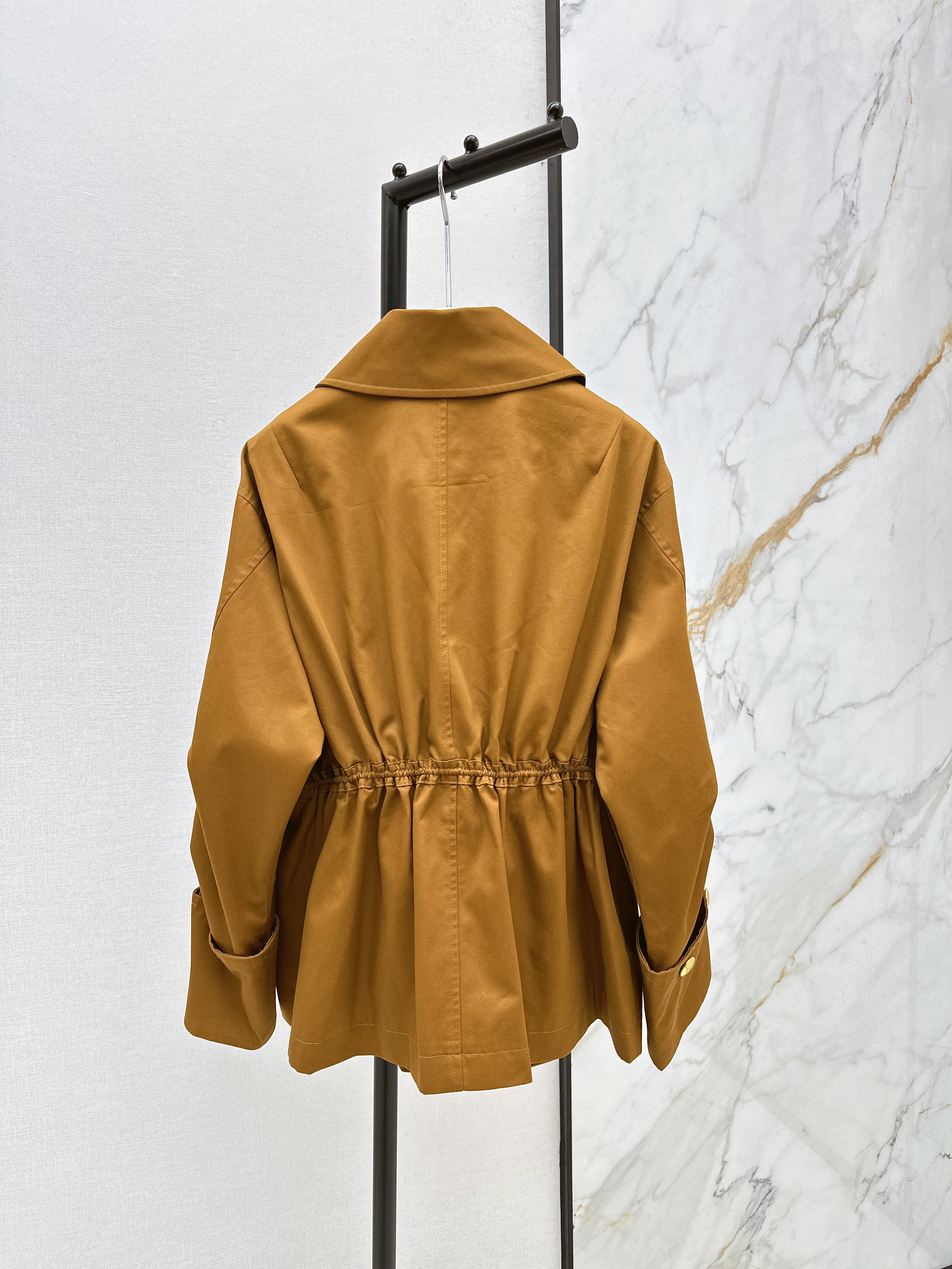 Zimm 26ss drawstring trench coat
