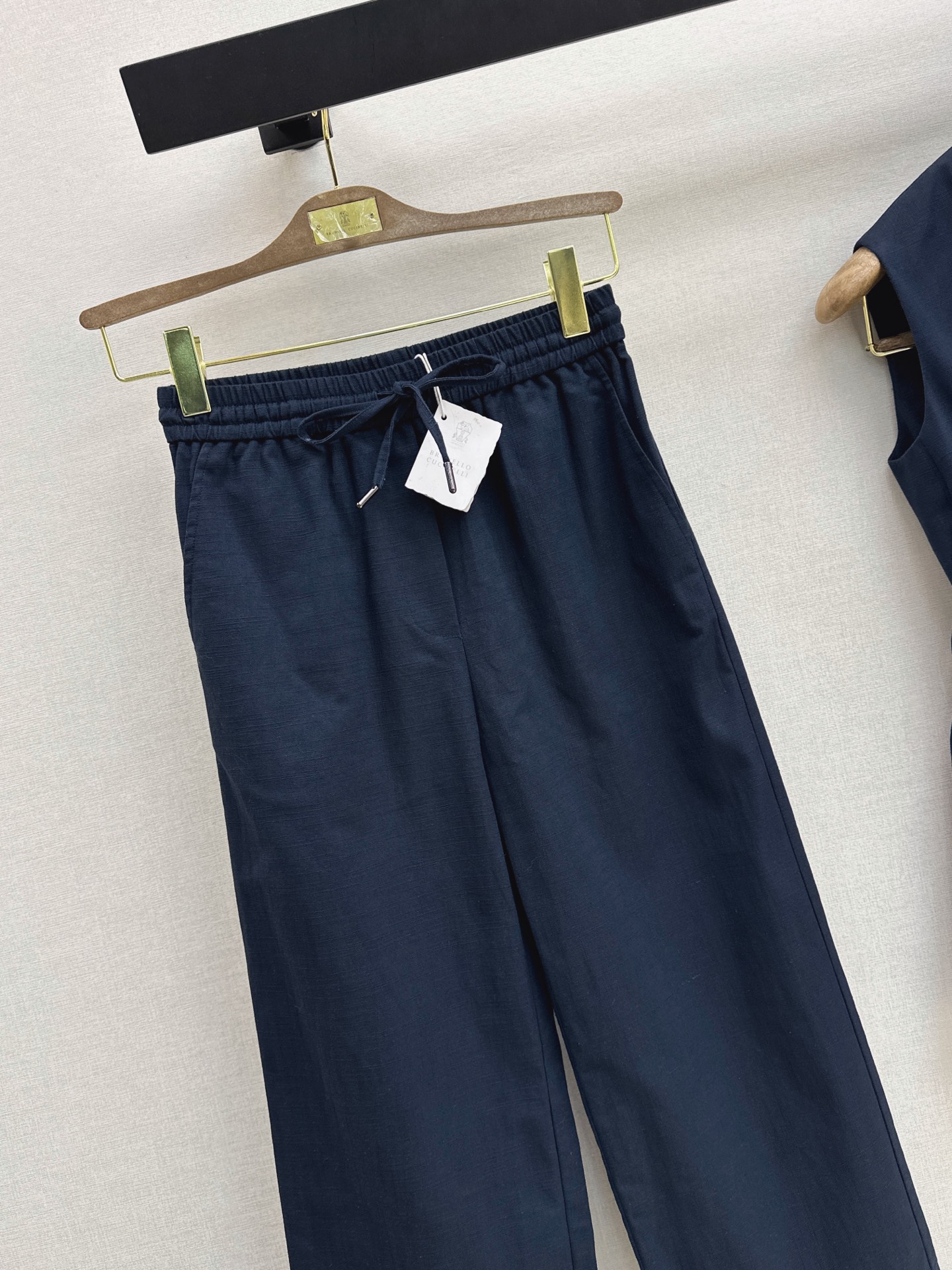 Brun 26ss linen cropped pants