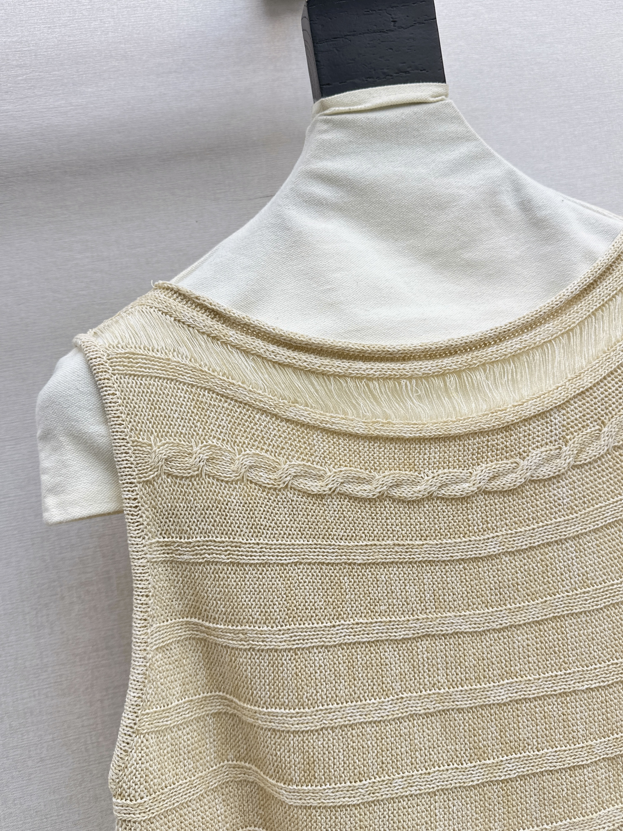 Brun 26ss sleeveless knitwear