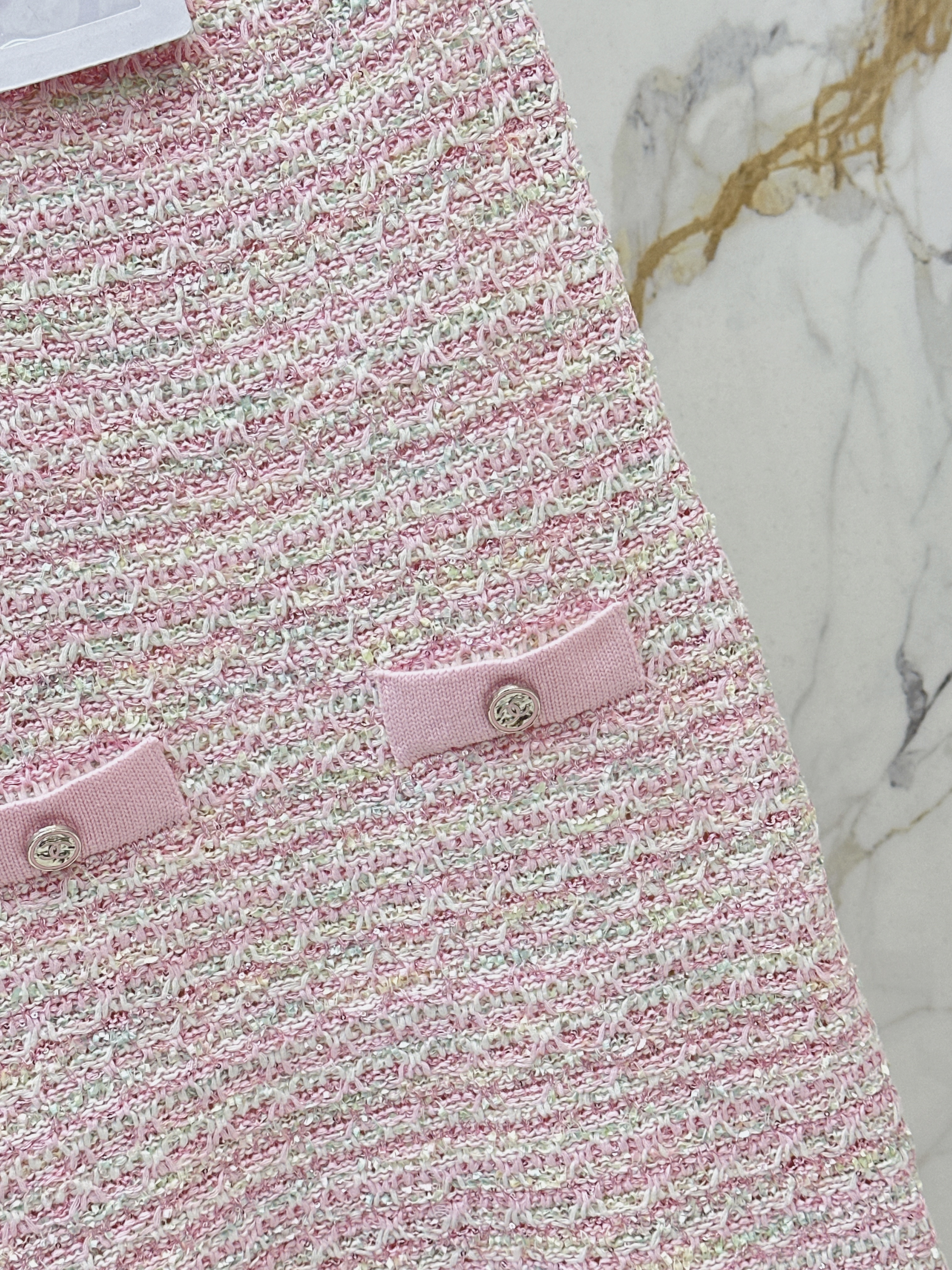 Chan 26ss knitted dress