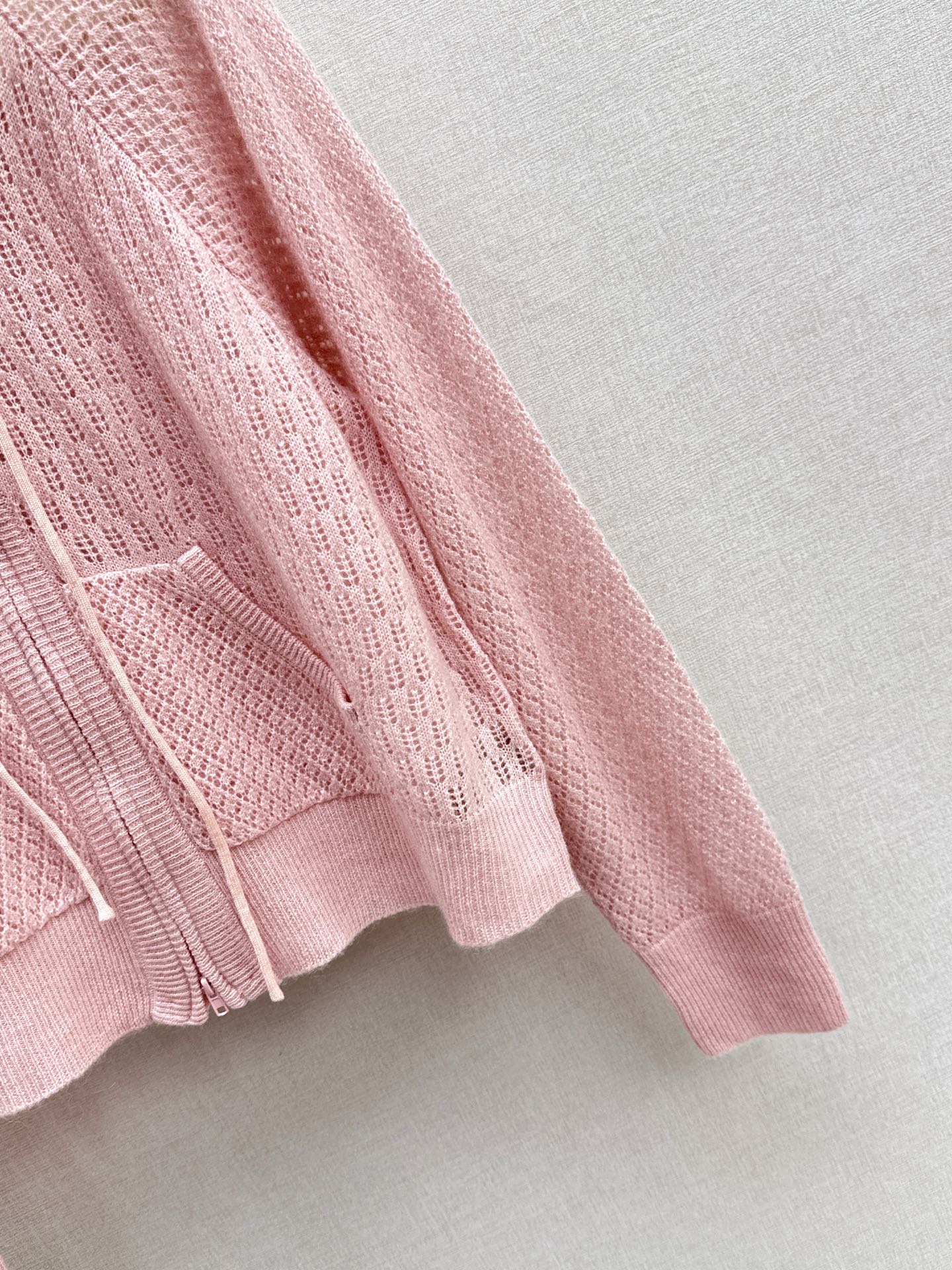 CD 25fw hooded knit cardigan