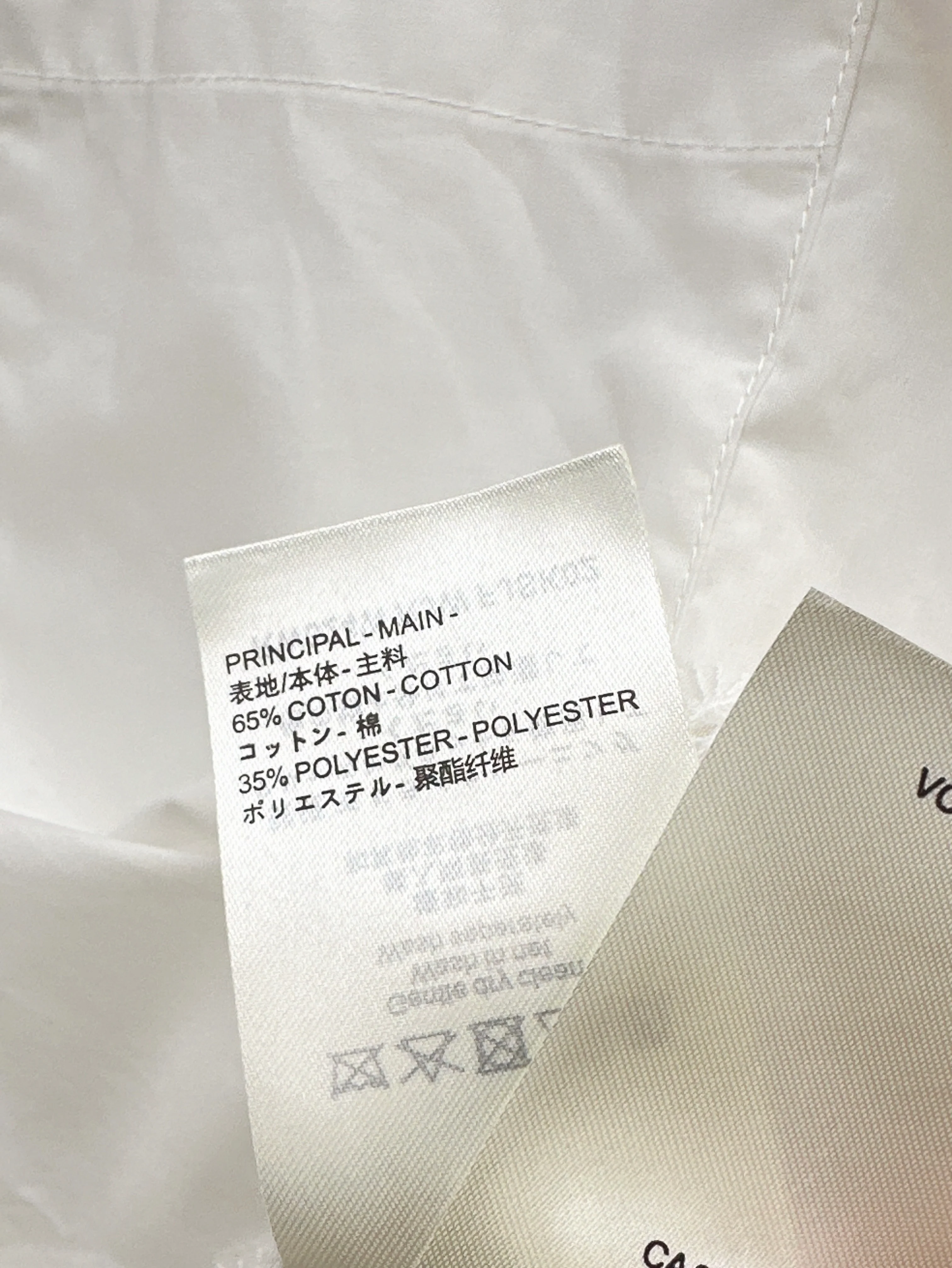 Louis 26ss lace trim shirts