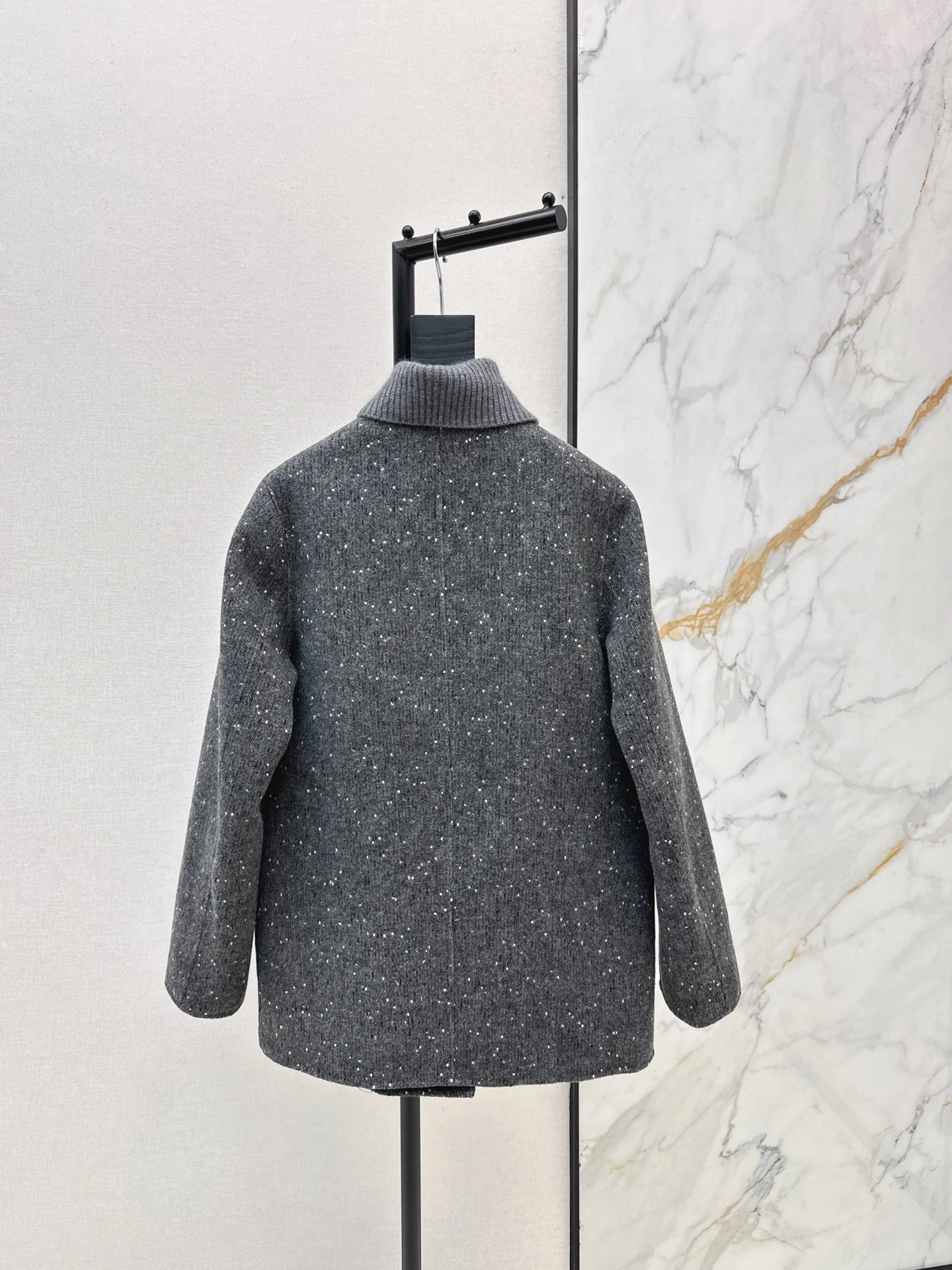 Max 26ss wool jacket with shawl