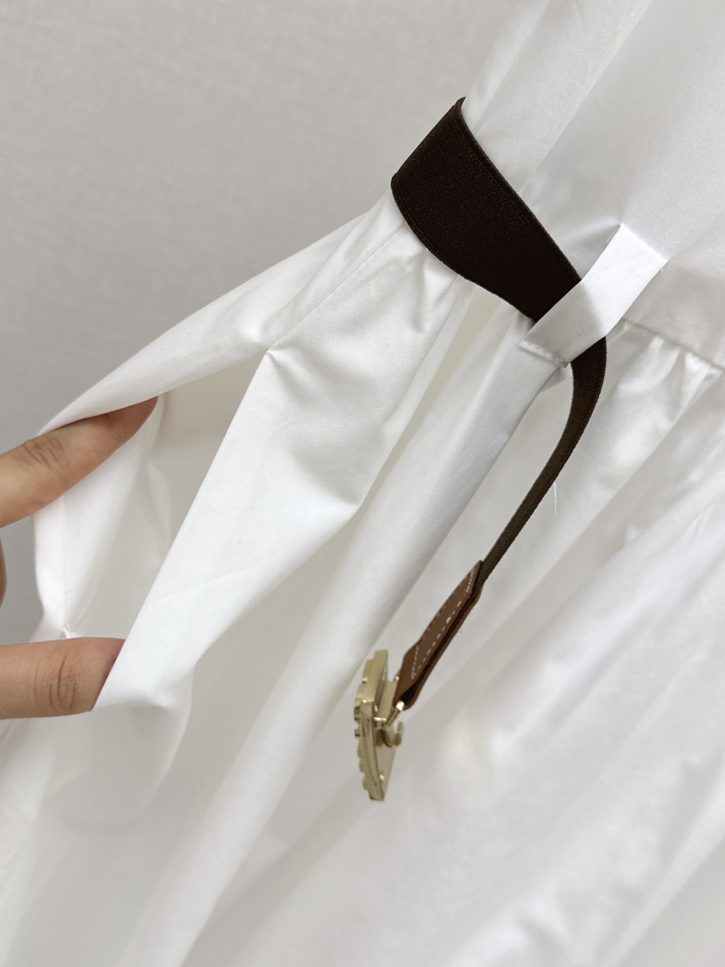 Miu 26ss belted shirt dress