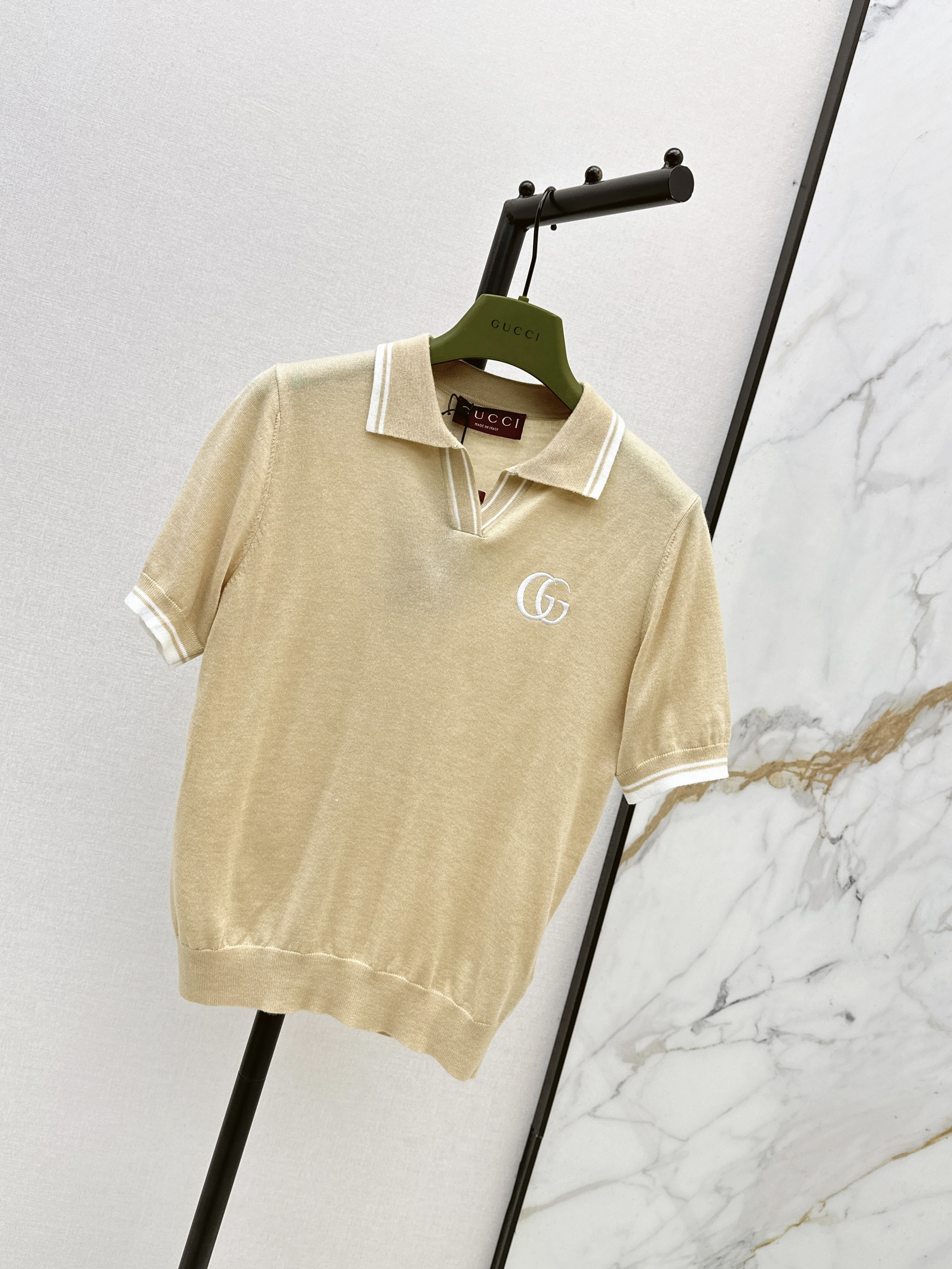 Guc 26ss embroidery knitwear