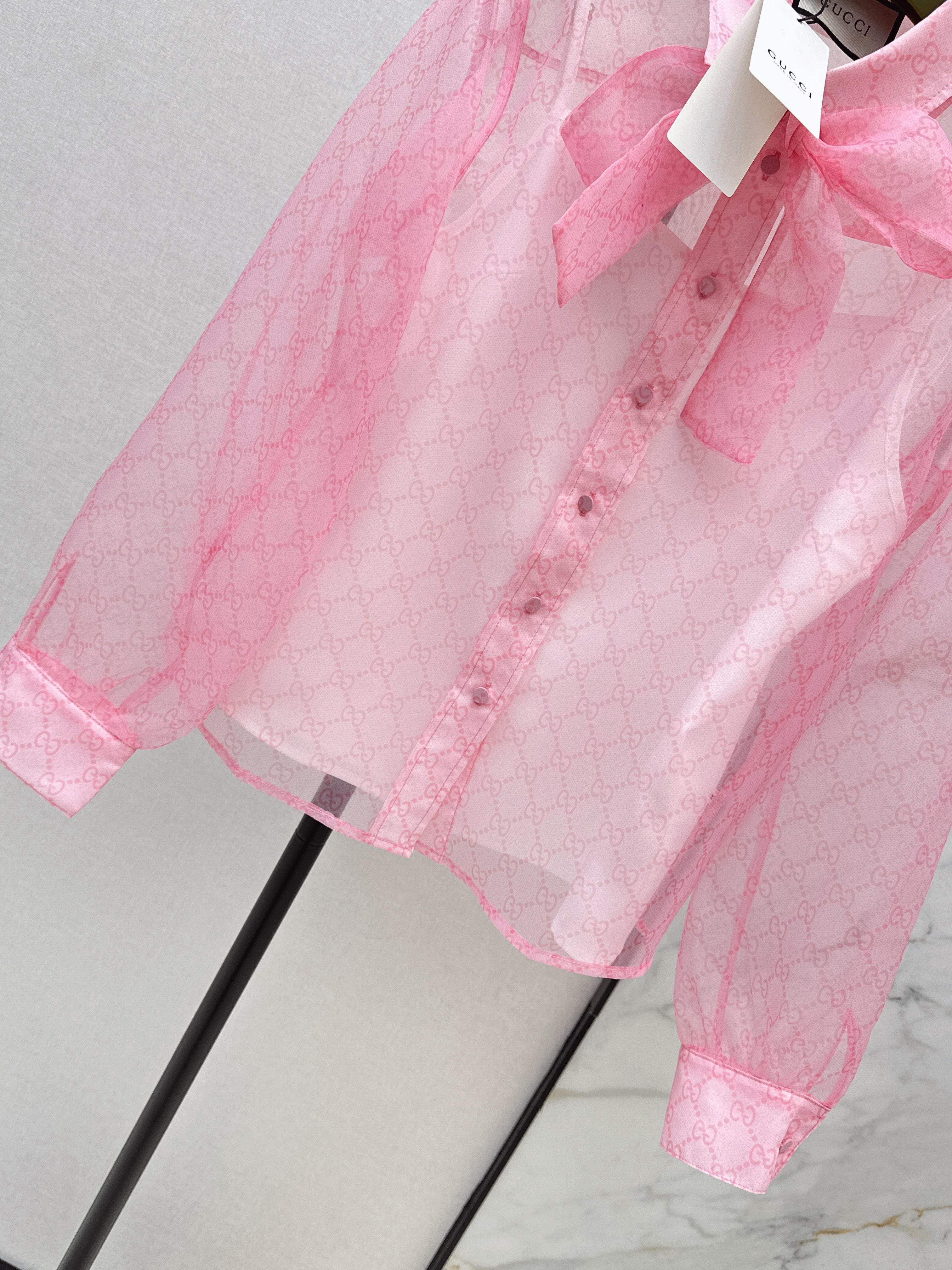 Guc 26ss ribbon shirt