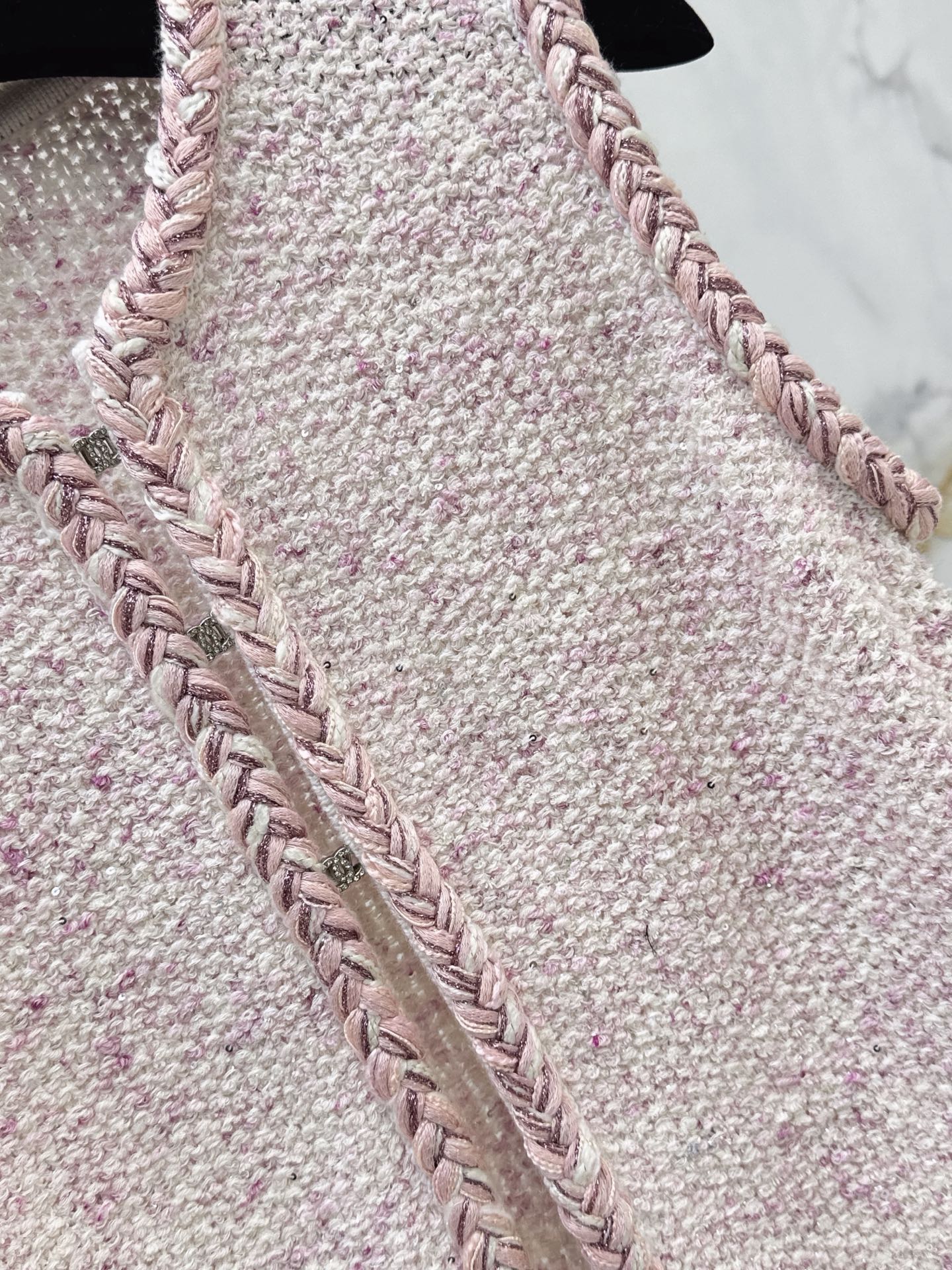 Chan 26ss knit vest jacket