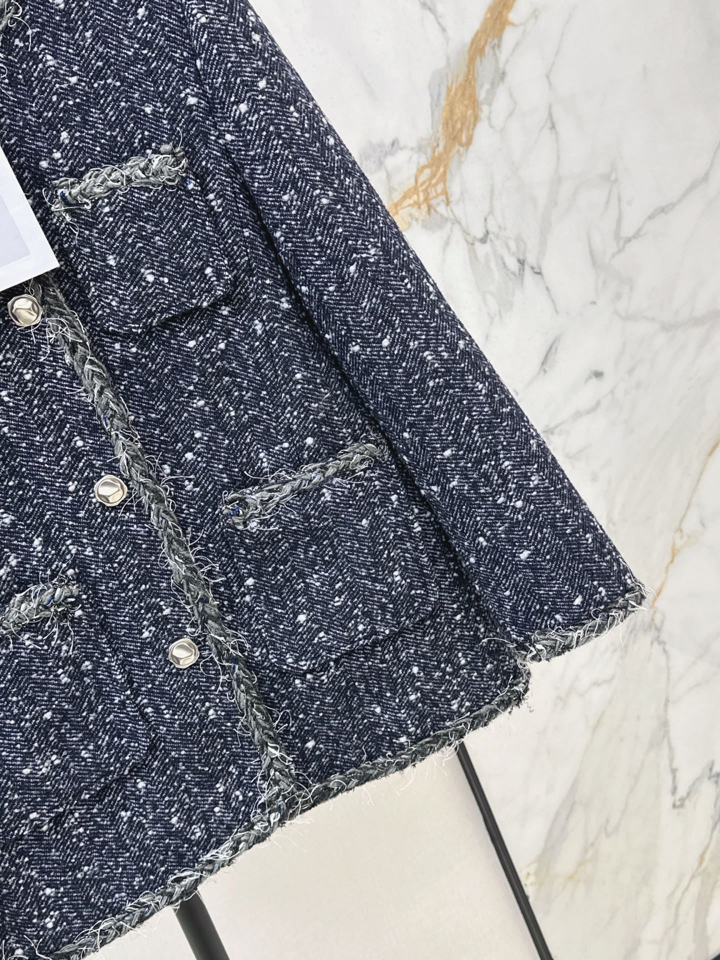 Chan 25fw tweed woven jacket