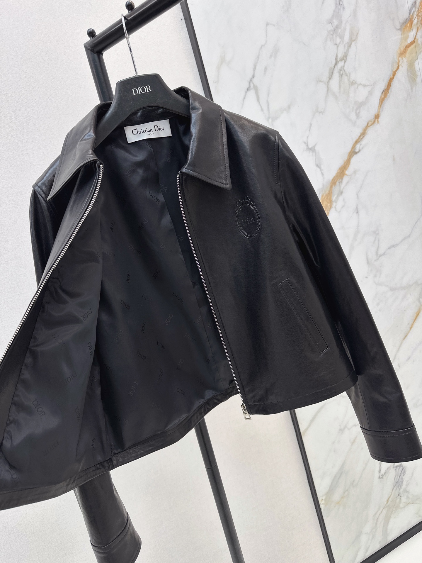 CD 26ss leather jacket