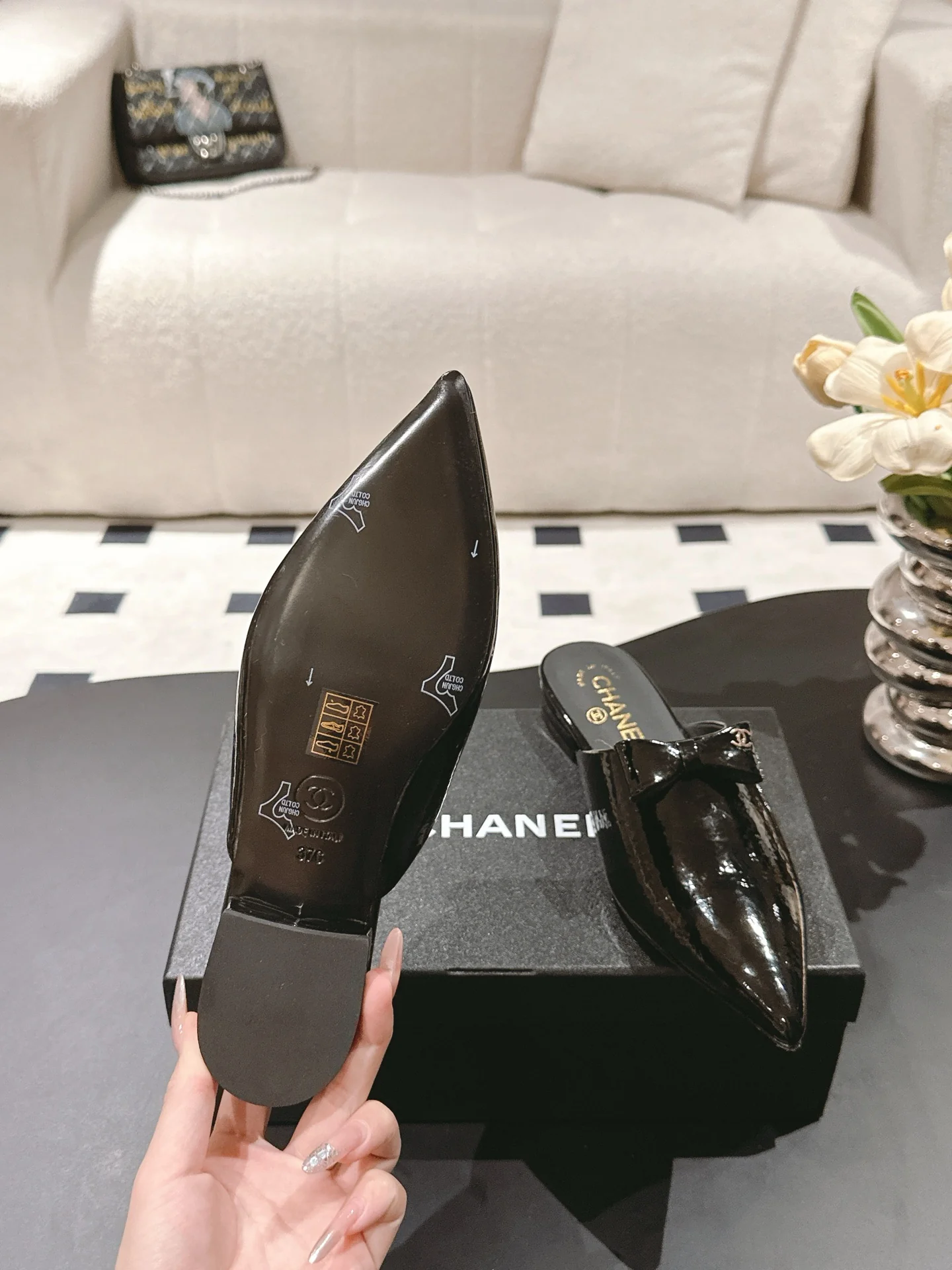 Chan 25fw mules