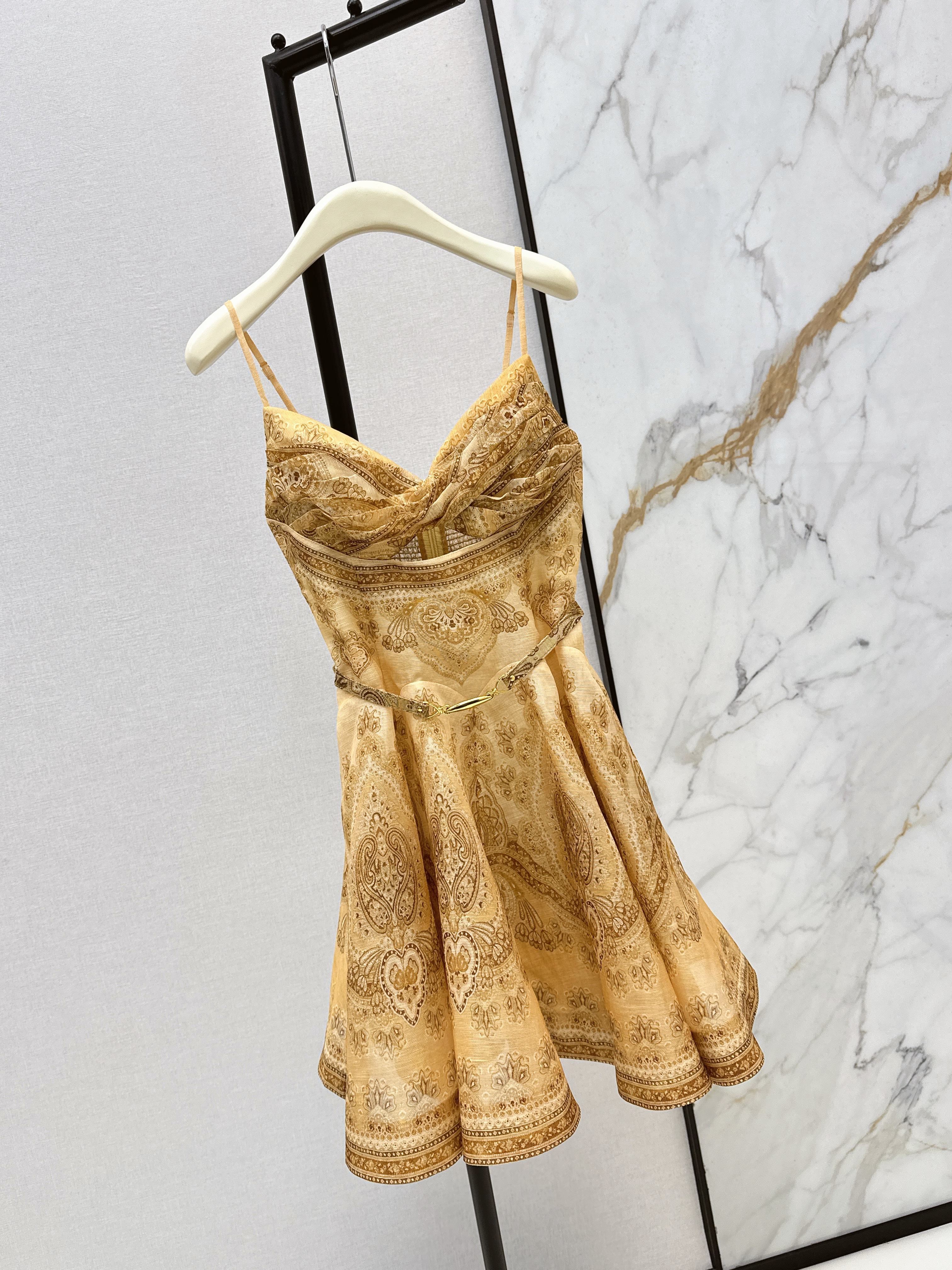 Zimm 26ss print slip dress