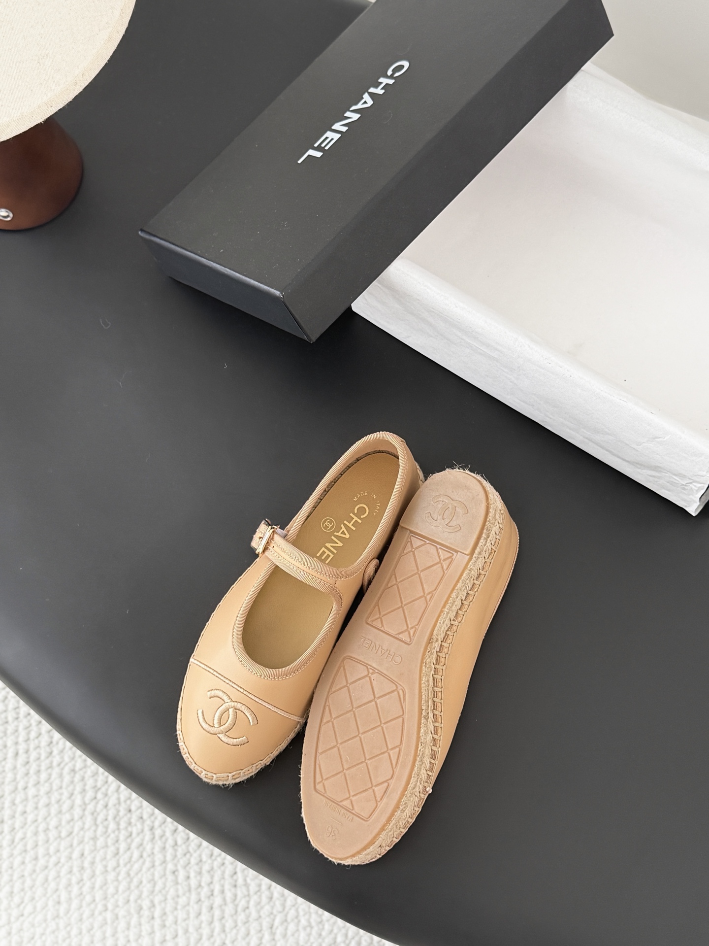 Chan 26ss mary jeans flats
