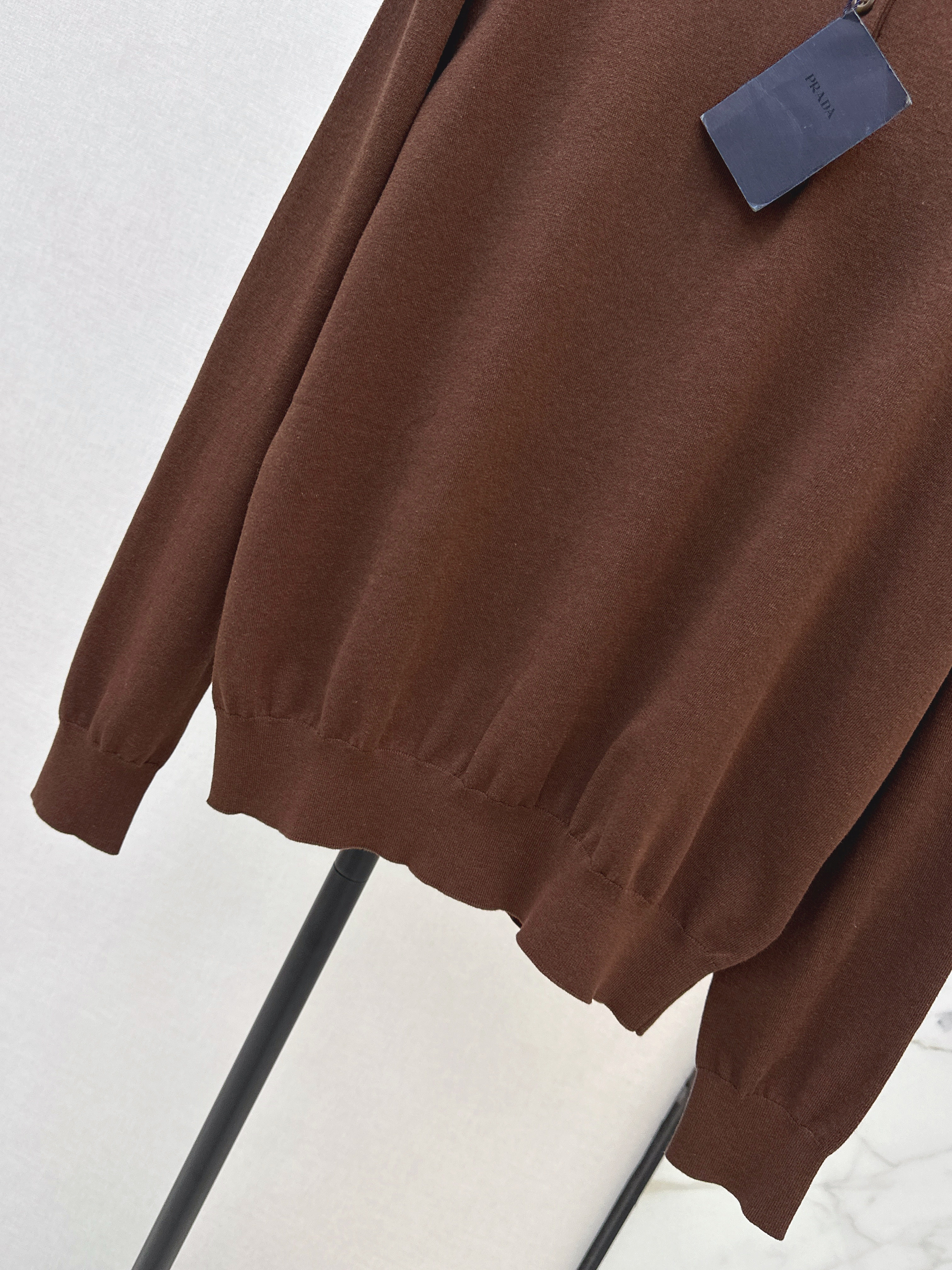 Pra 26ss knit polo sweater
