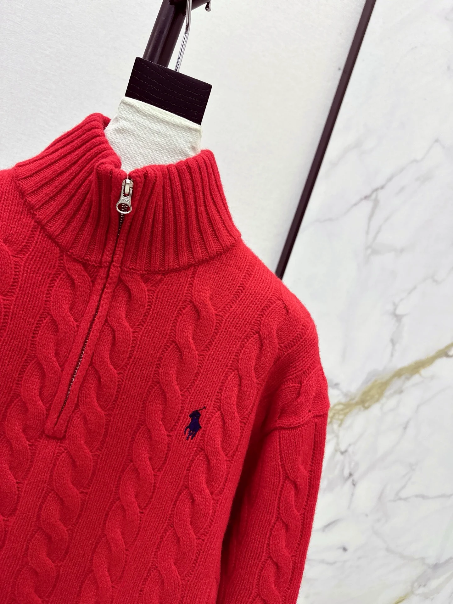 Ralp 25fw cable knit sweater