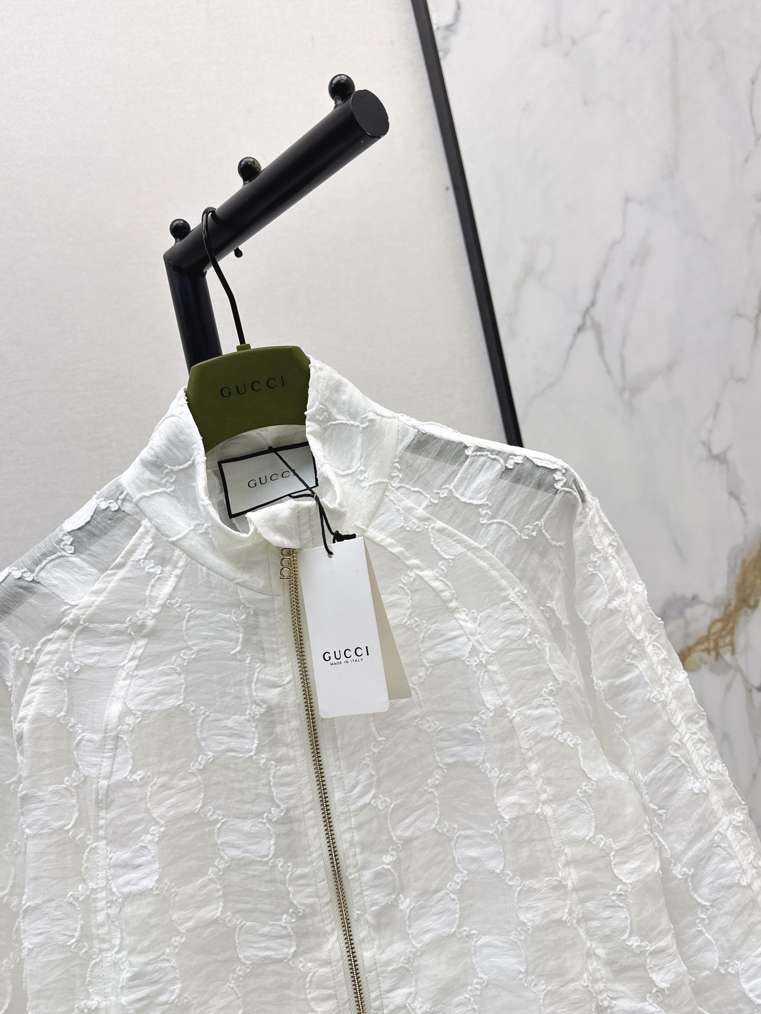 Guc 26SS Monogram Print Cropped Jacket