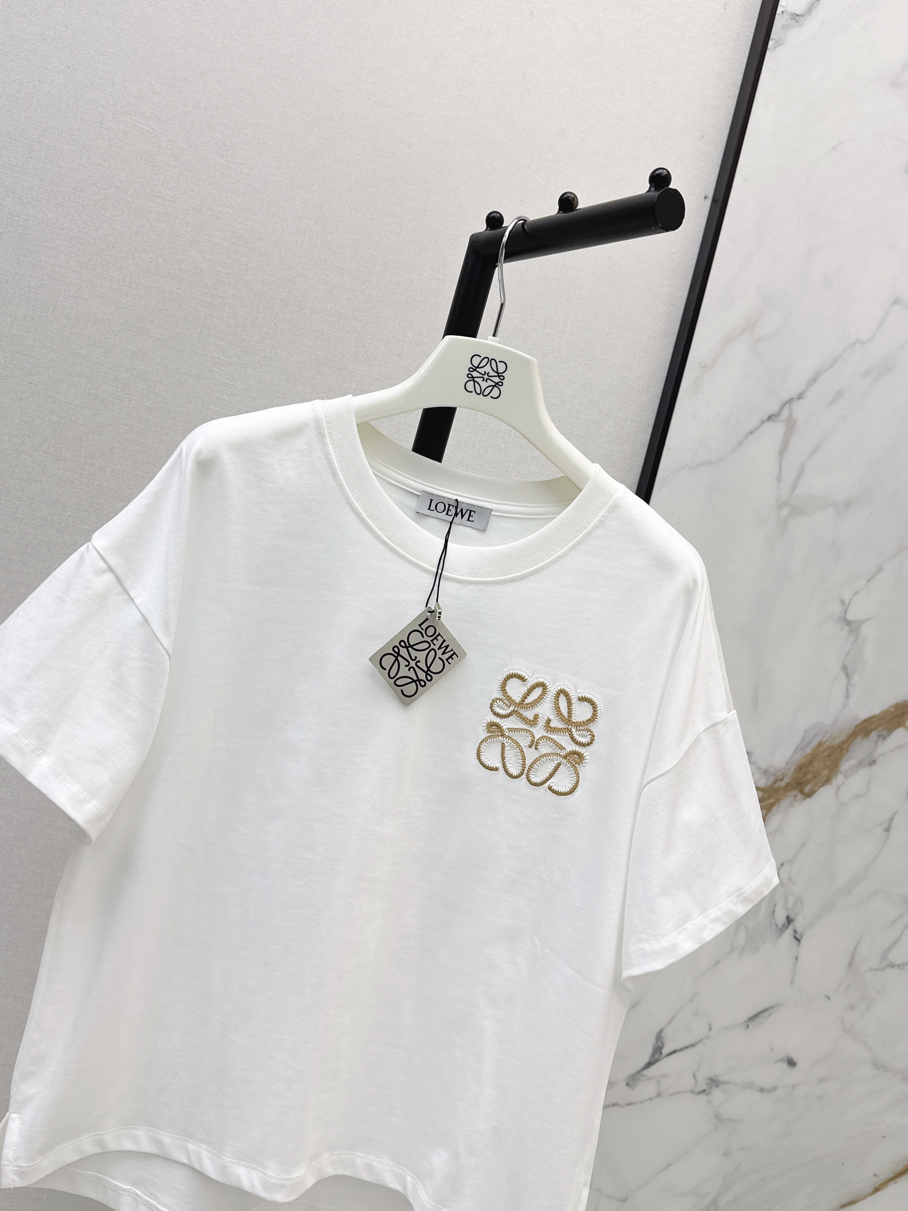 Loe 26ss embroidery t-shirt