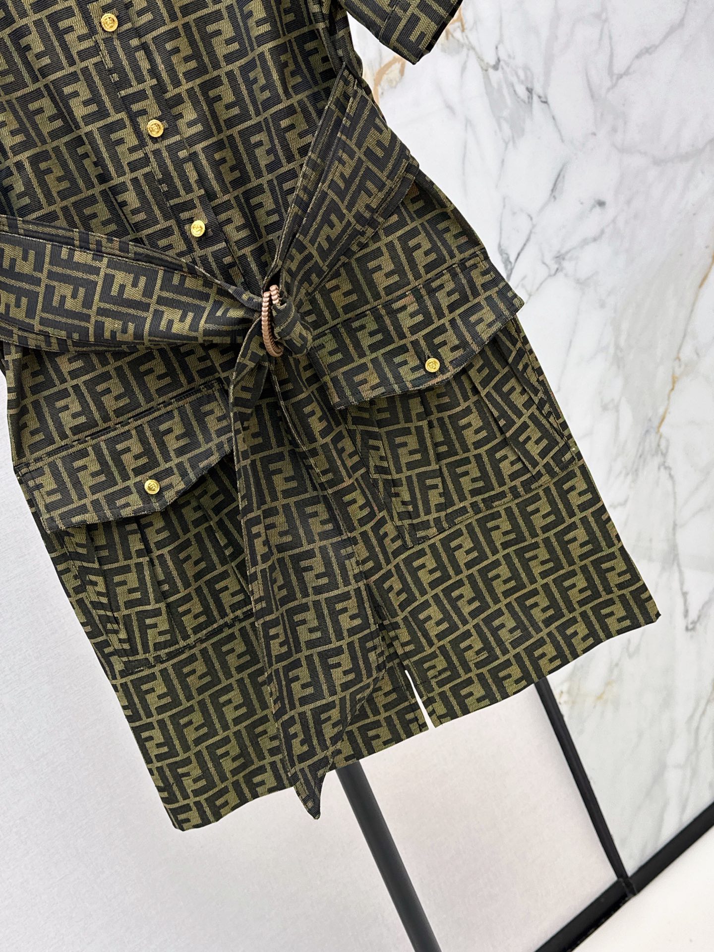 Fen 26ss jacquard dress