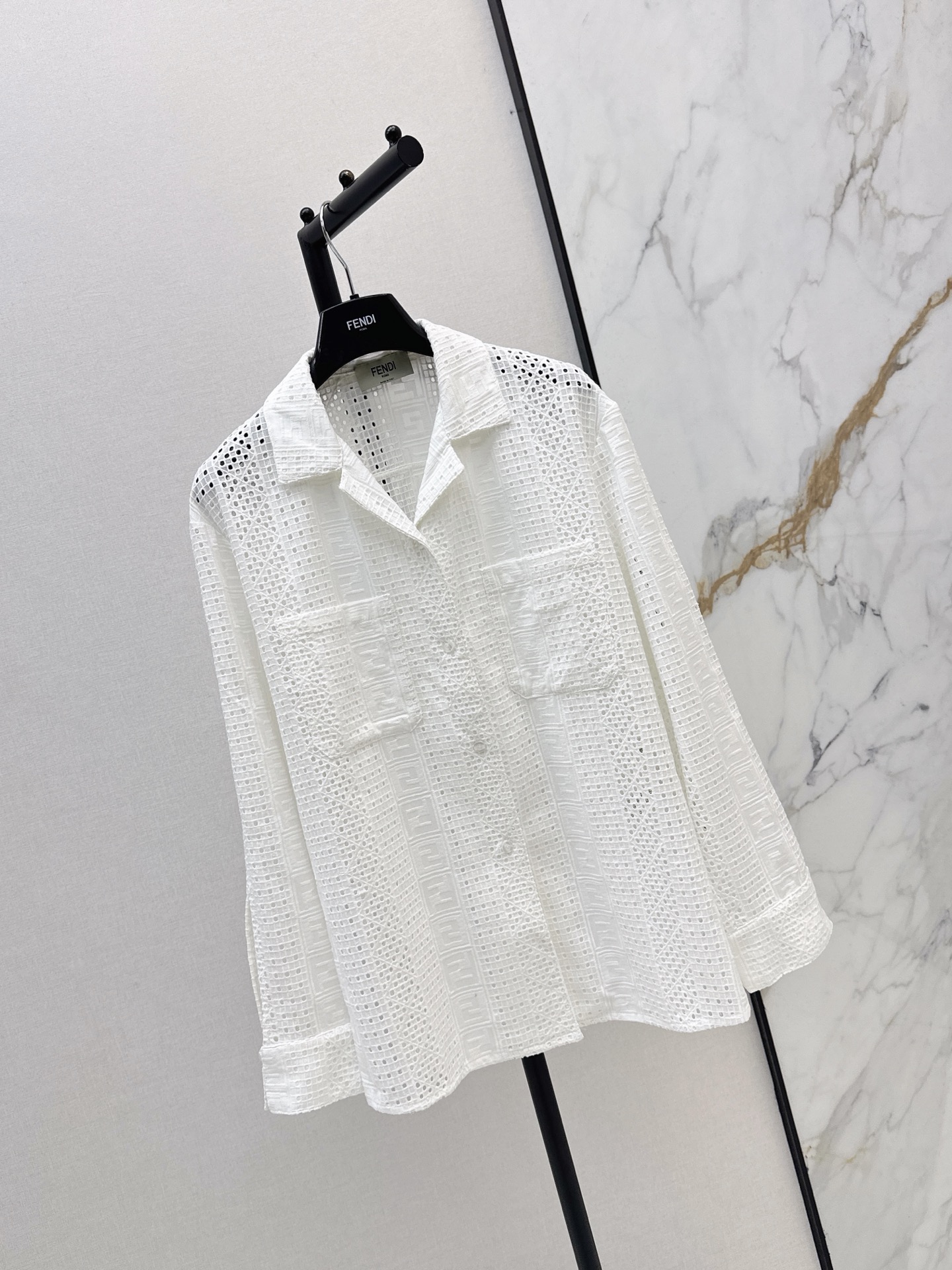 Fen 26ss hollow shirt