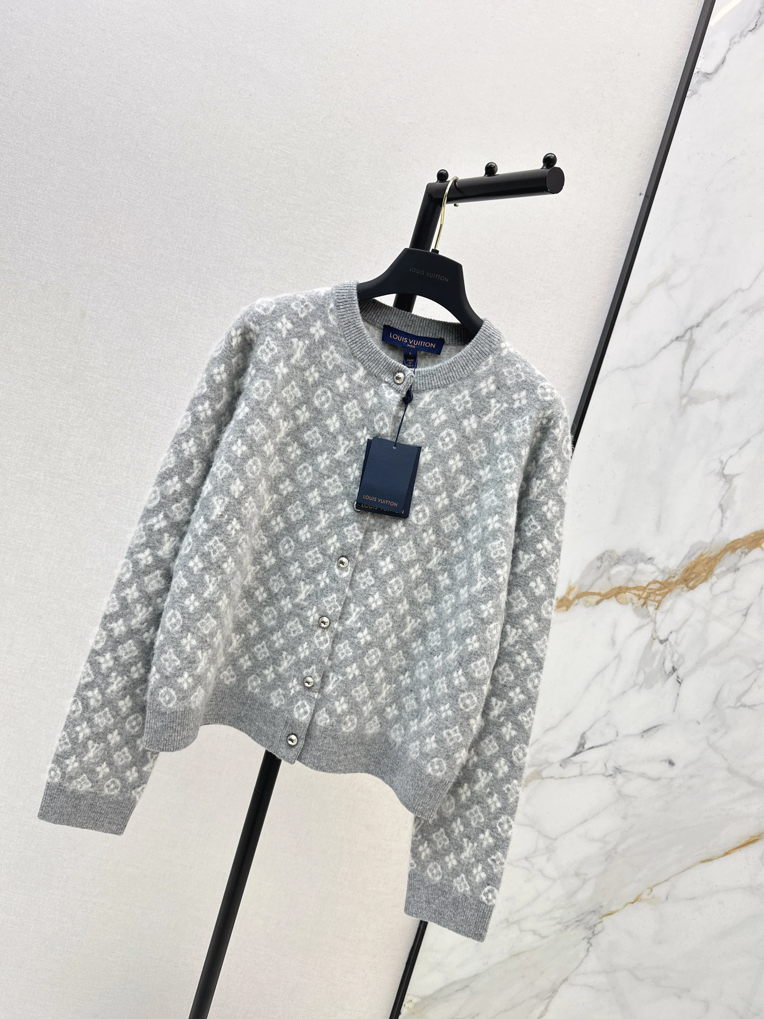 Louis 26ss jacquard cardigan