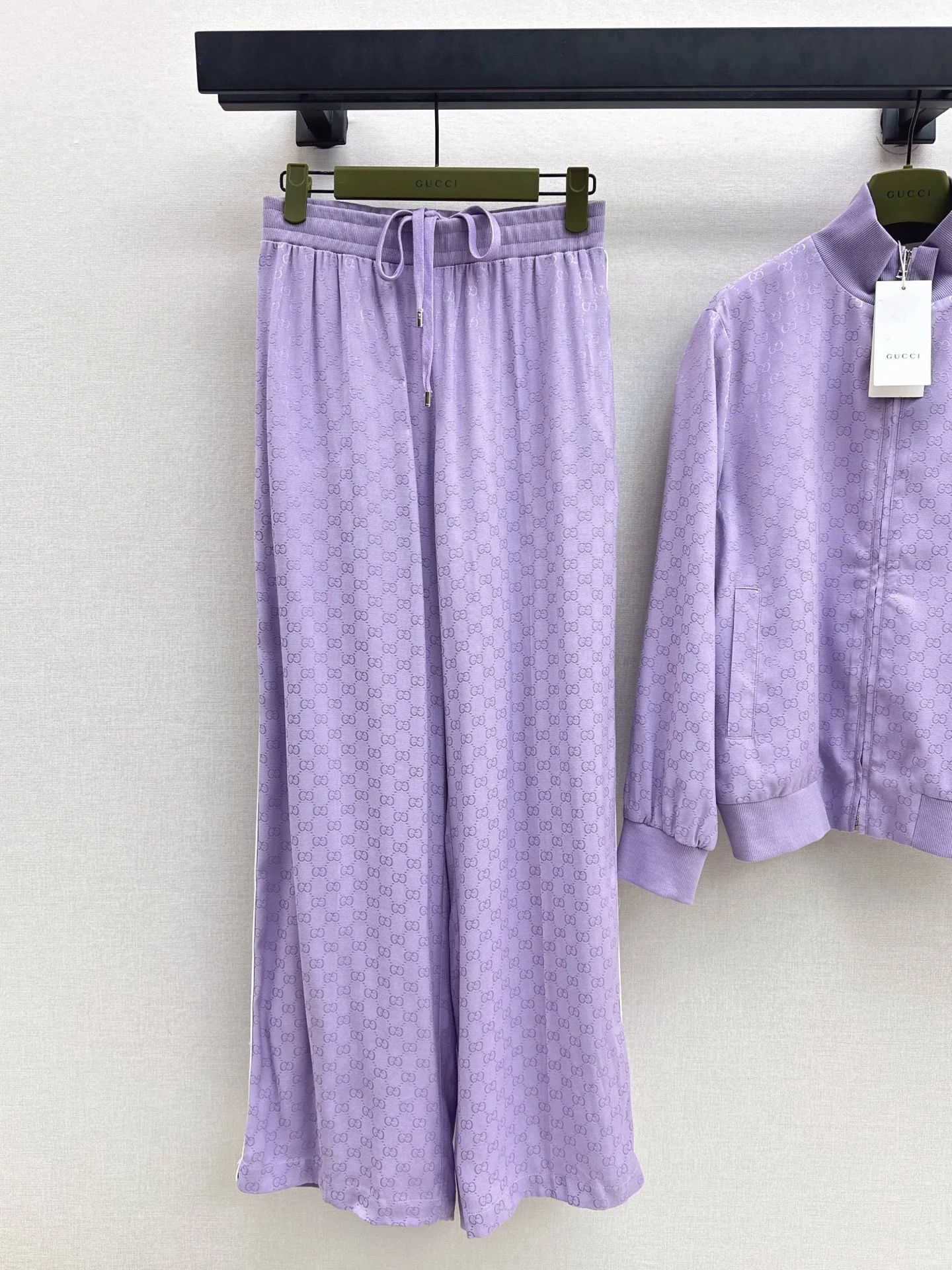 Gucc 25fw jacquard jacket pants set