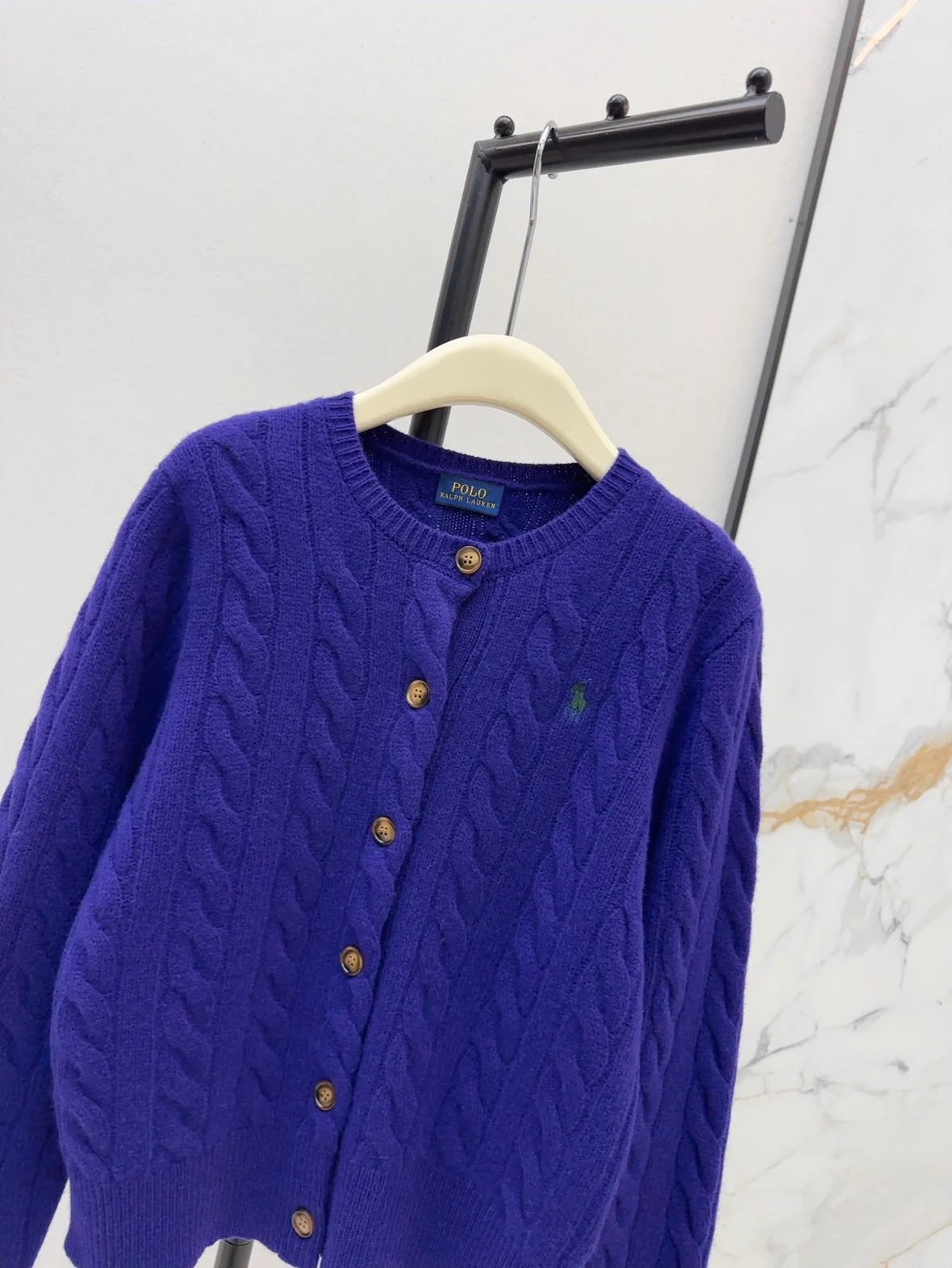 Ralp 26ss cable wool cardigan