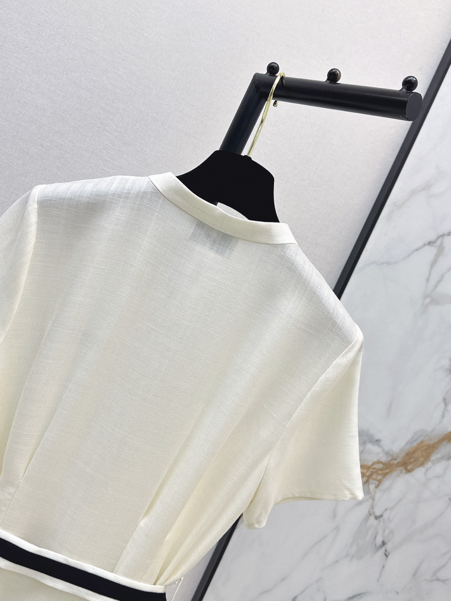 Chan 26ss belted shirt dress