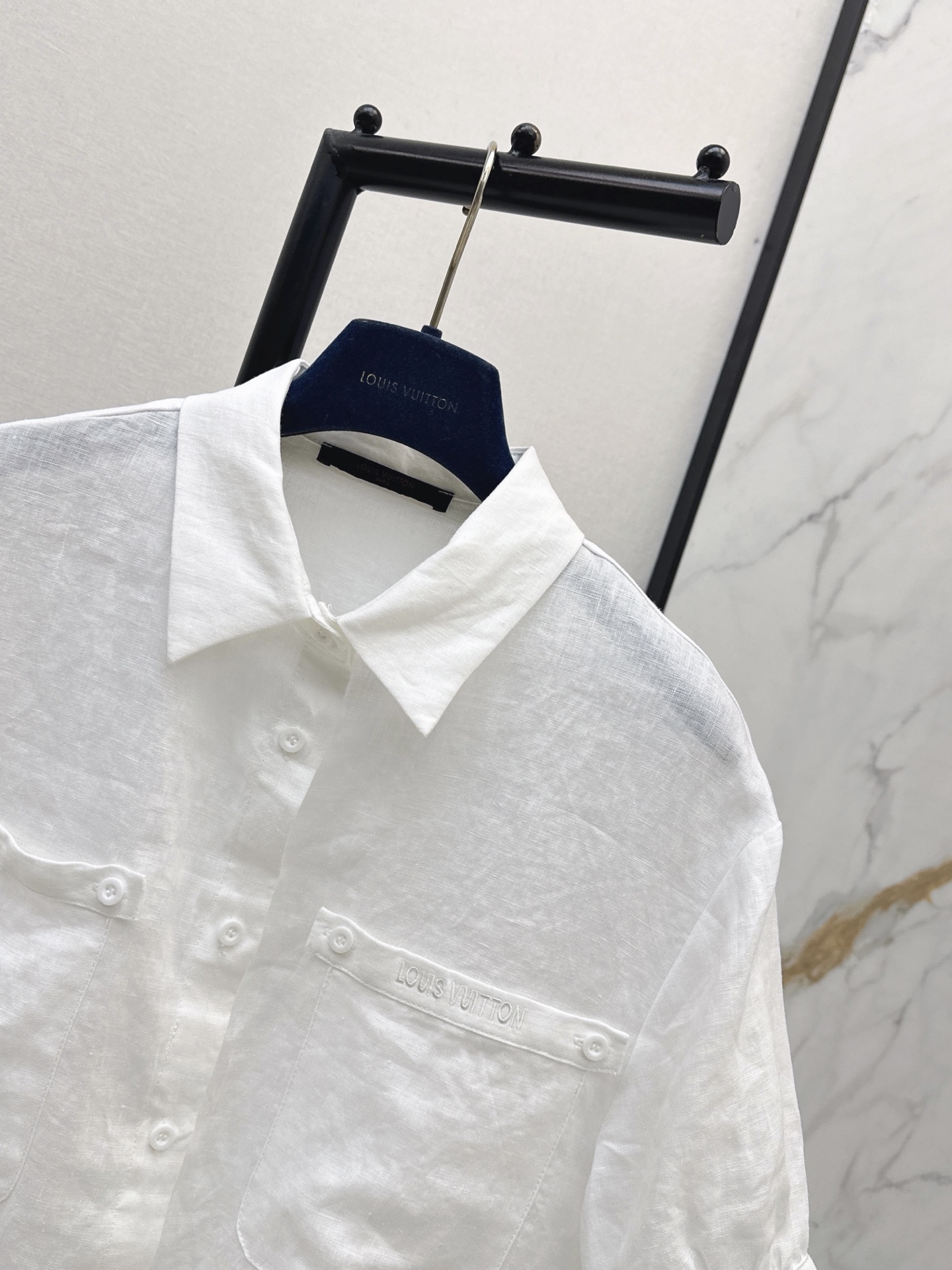 Loui 26ss drawstring shirt