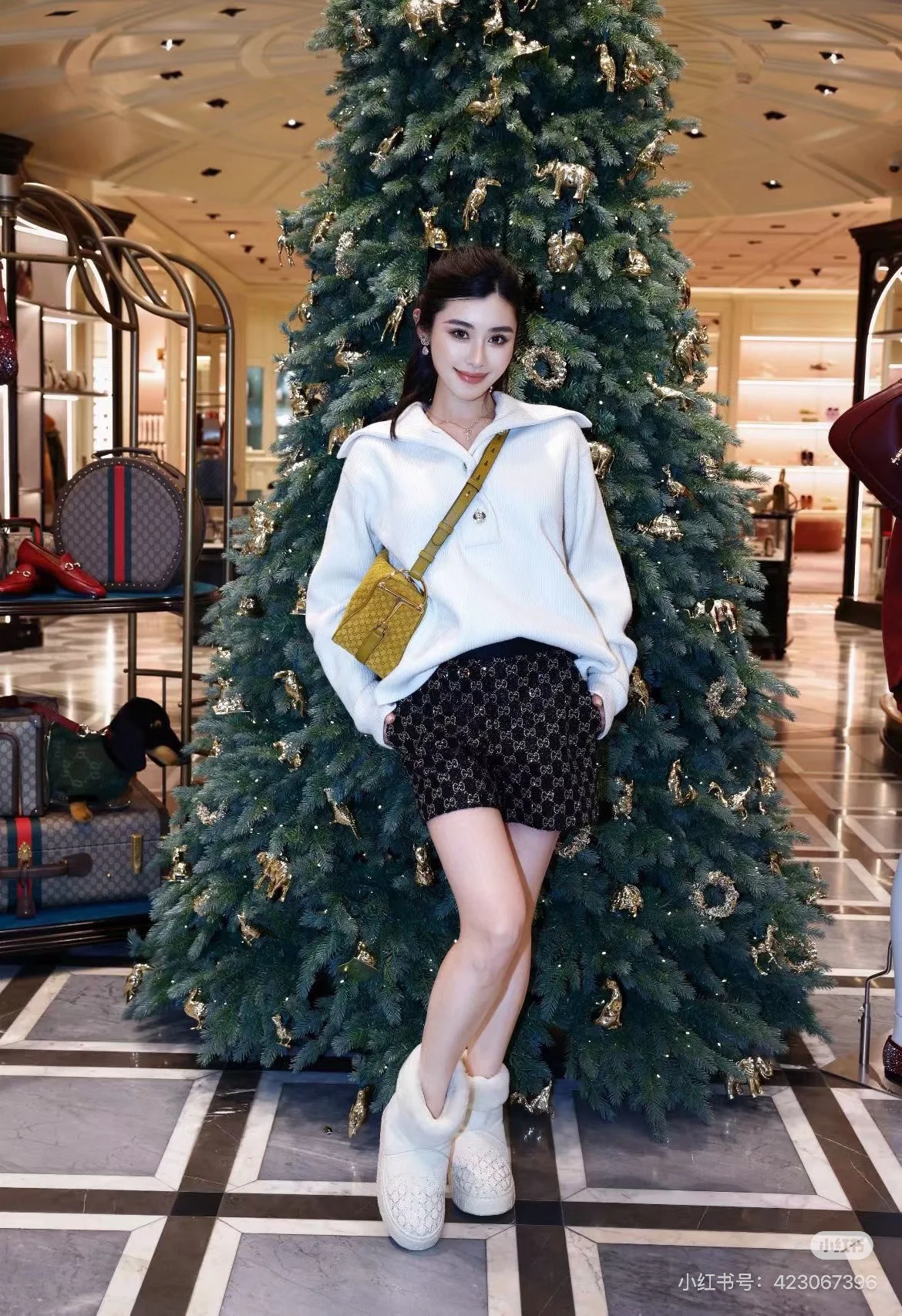 Gucc 26ss woven short